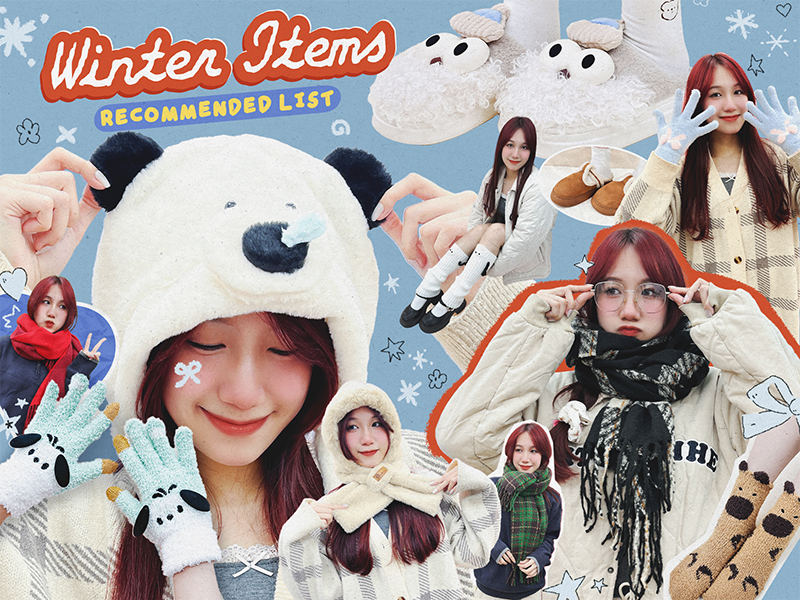 Winter items recommended list