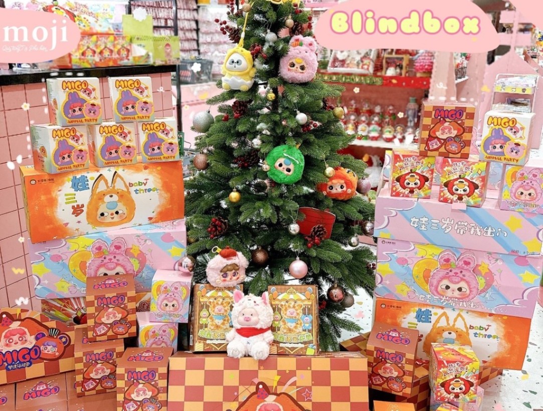 Thử thách ok365.com cây thông Xmas bằng blindbox