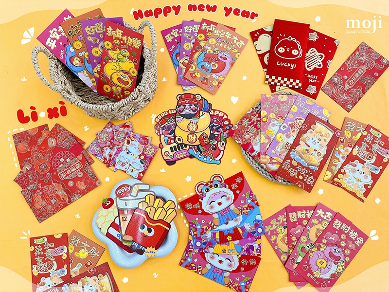 Lì xì xinh xắn, may mắn cả năm