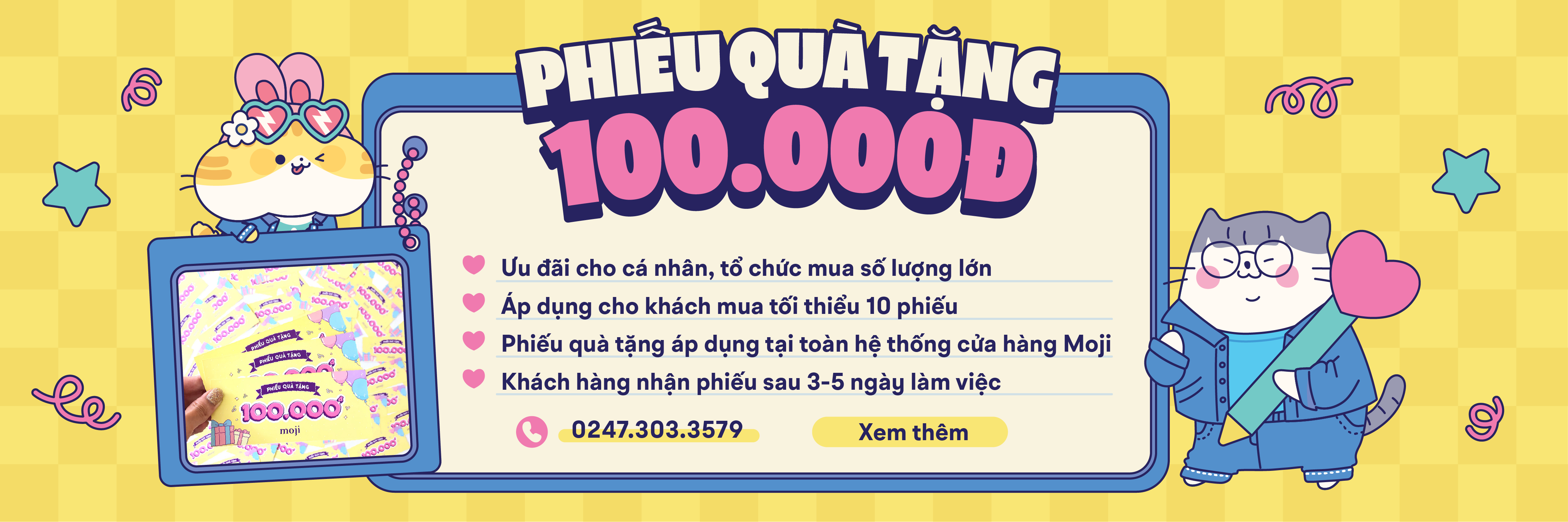 PQT mặc định - Voucher 100k