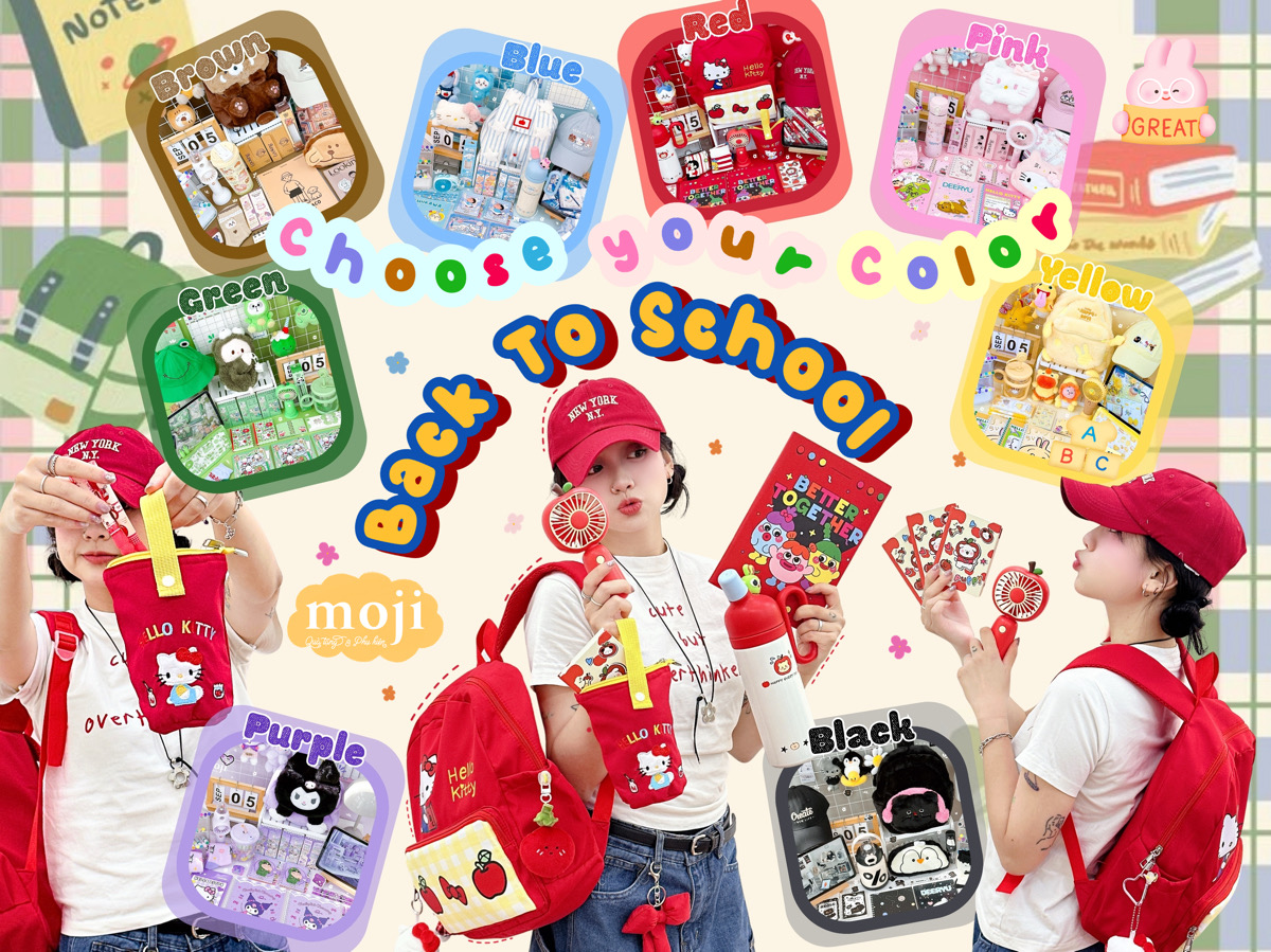 Dụng cụ học tập sắc màu