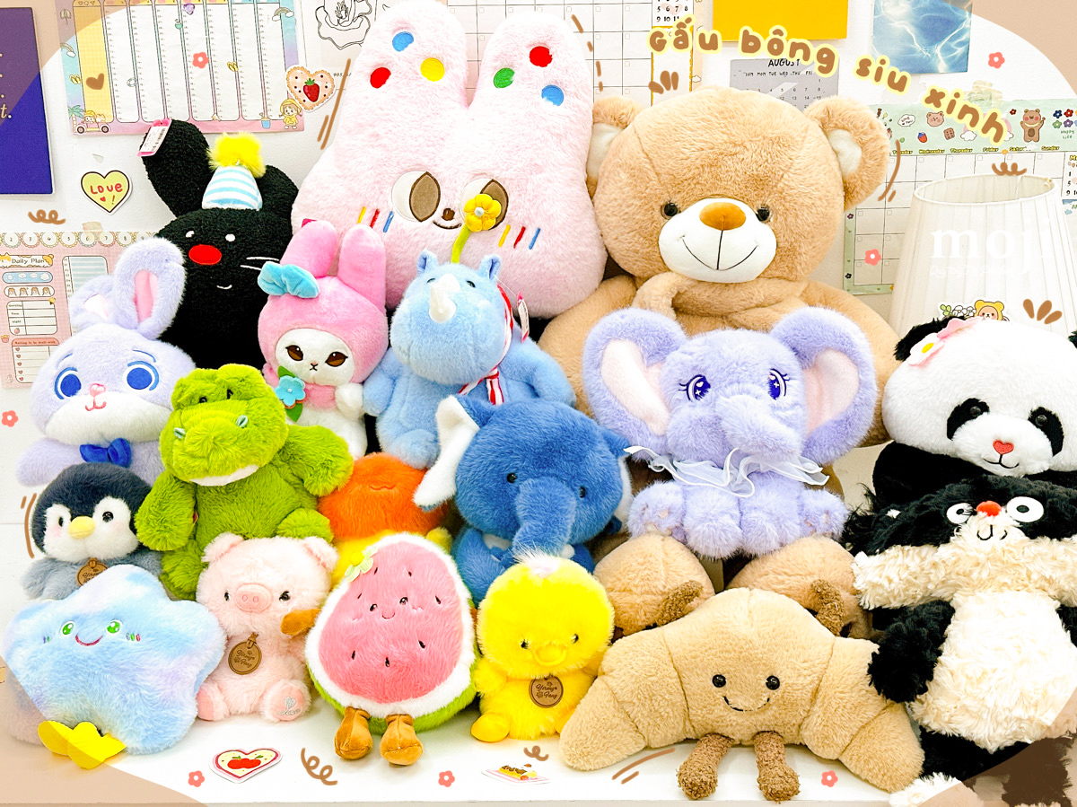 Sắc màu gấu bông