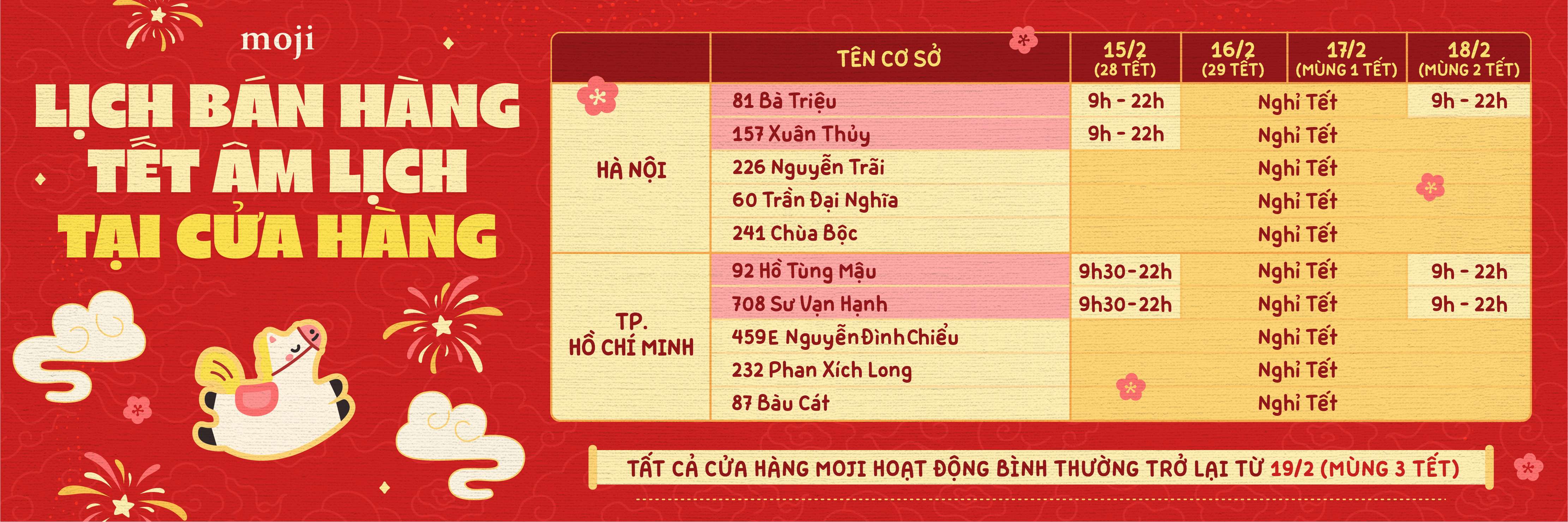 Lịch bán hàng tết âm 2026