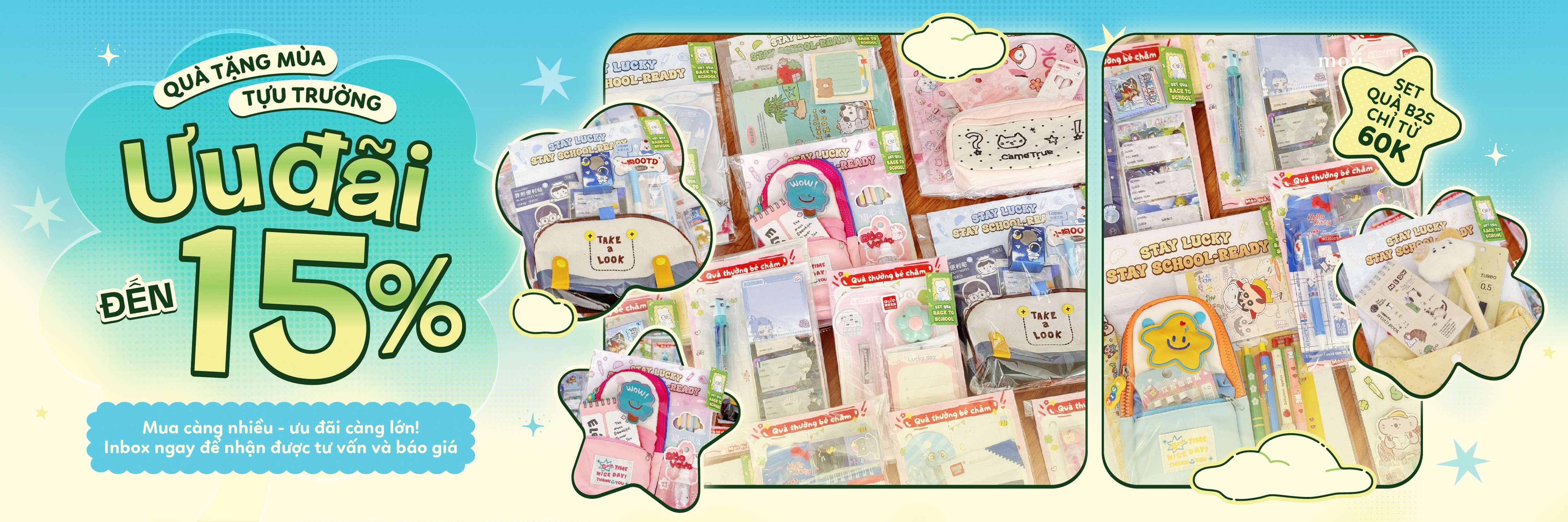 Banner set quà B2S