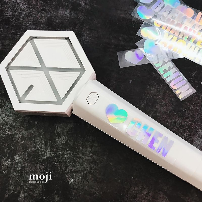 Sticker idol hologram CHEN EXO