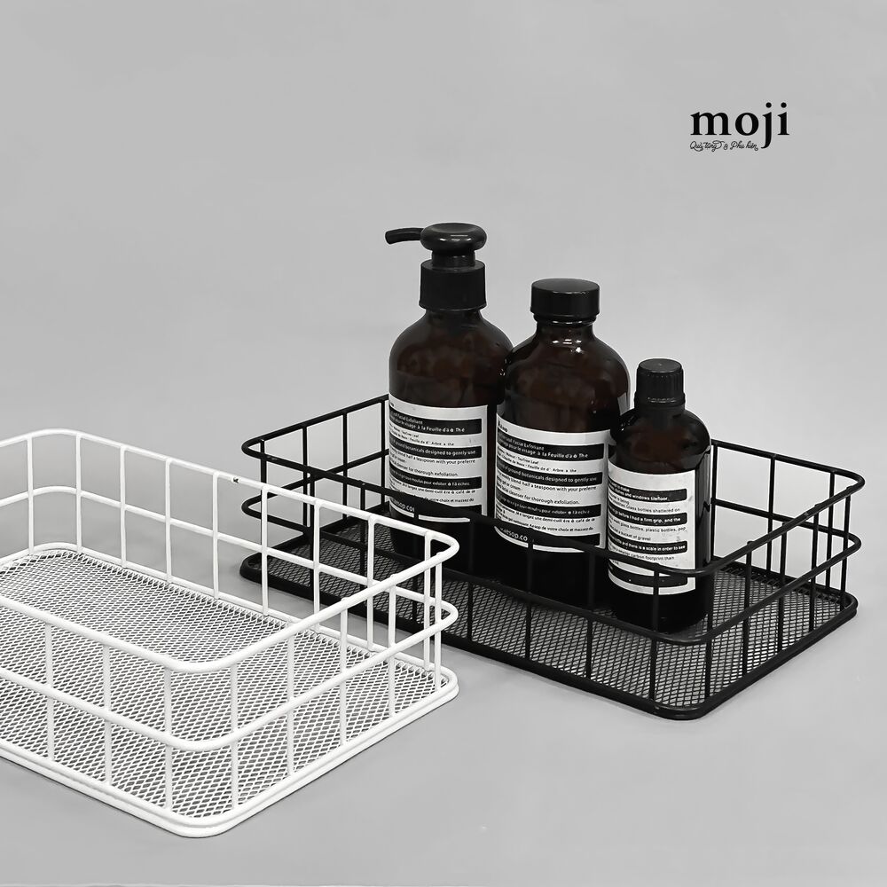 Giỏ đa năng inox đựng đồ kim loại ô vuông nhỏ 7x16x25