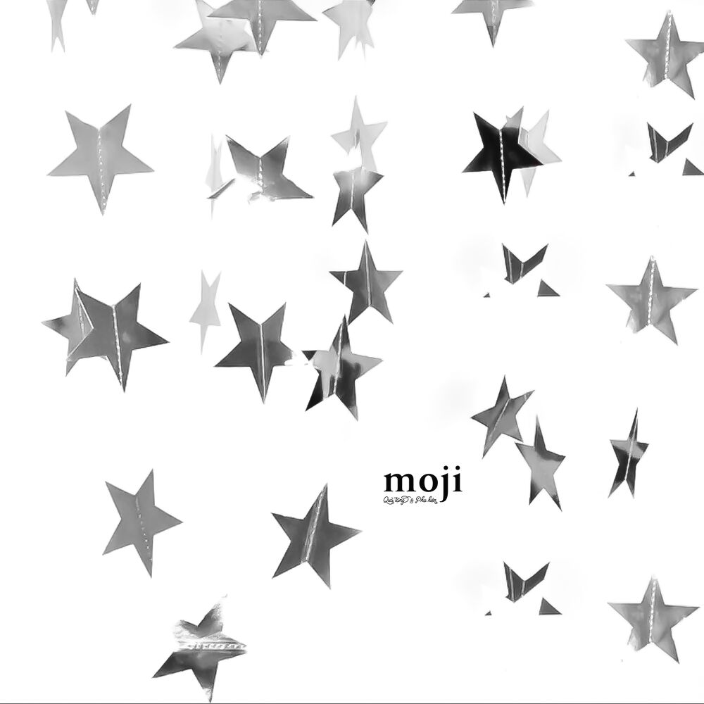 Dây treo trang trí party Basic star 4m