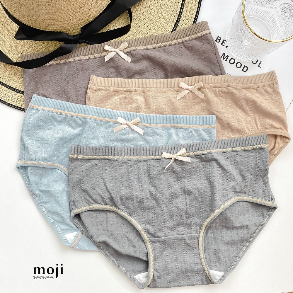 Quần chip MJ đường vân nổi viền đồng màu