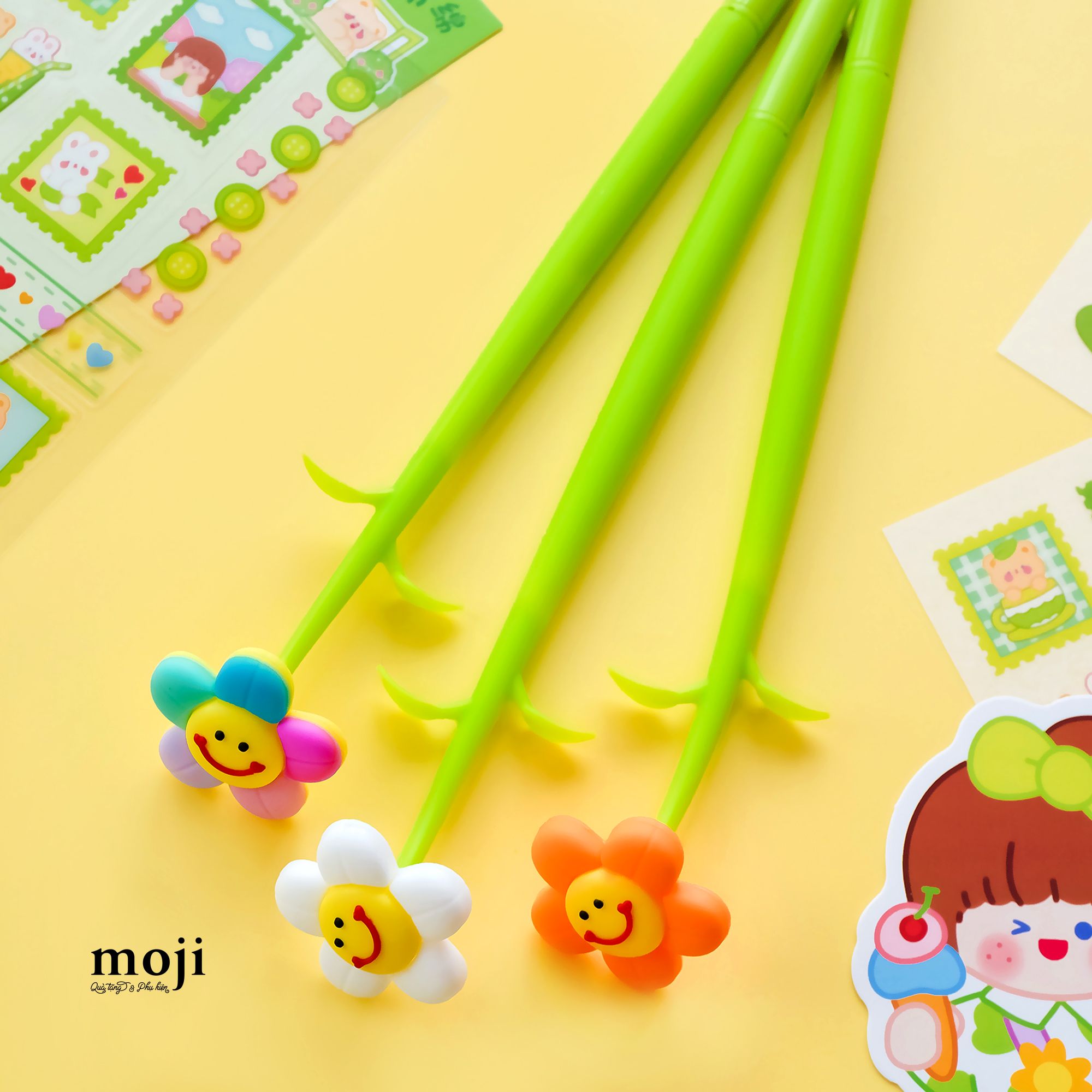 Bút viết Smile flower