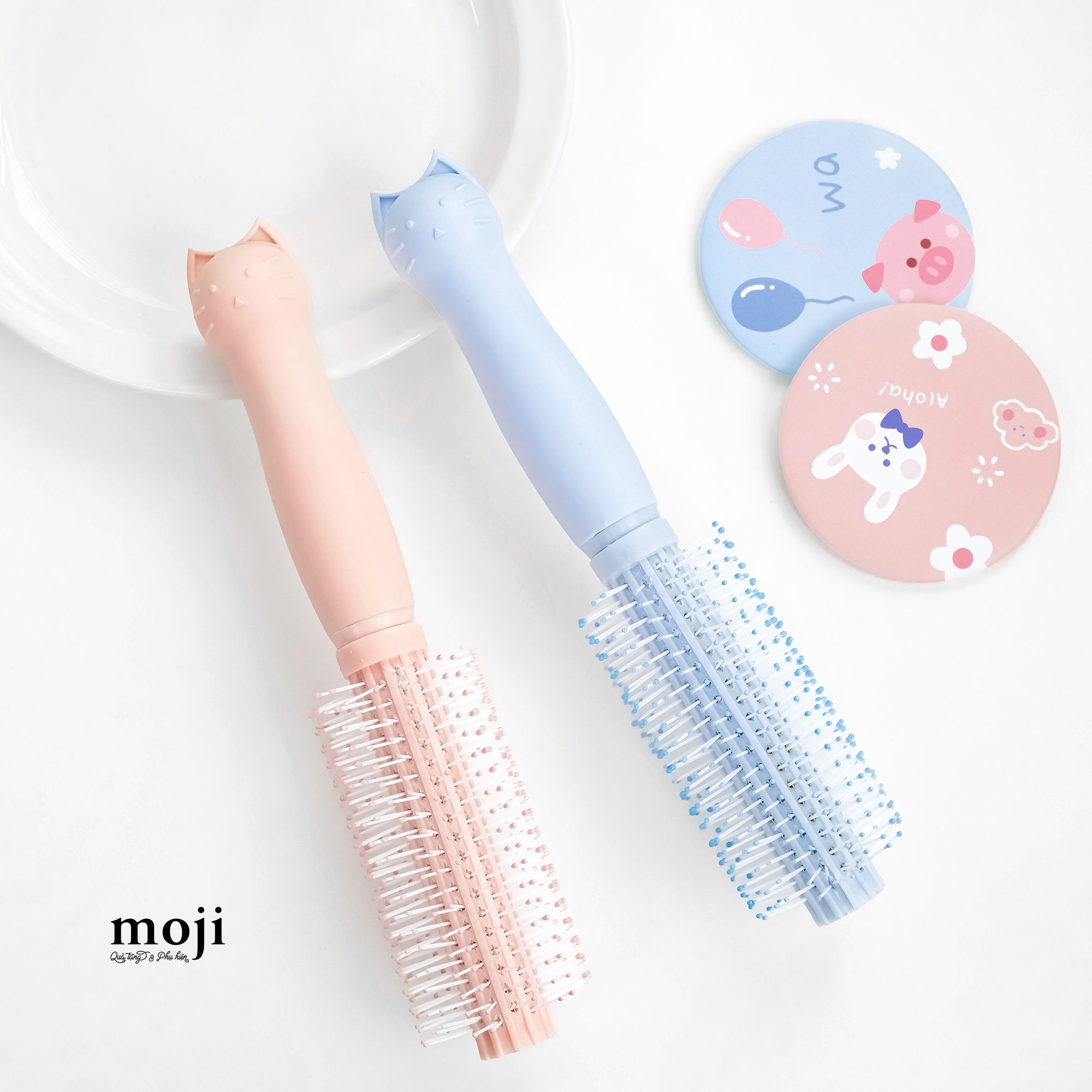 Lược giúp sấy tóc Cute cat one color