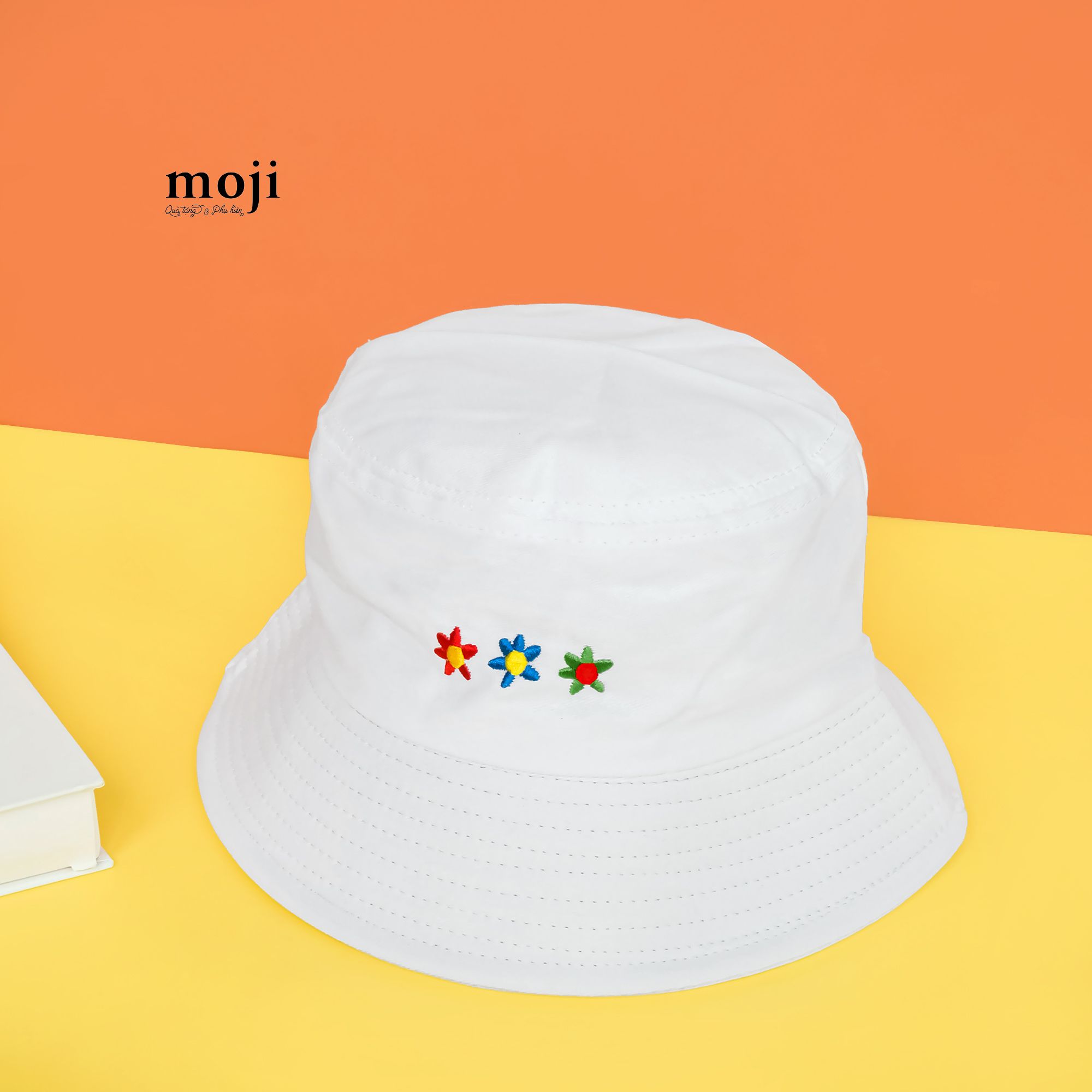 Mũ nón bucket Three colorful flowers