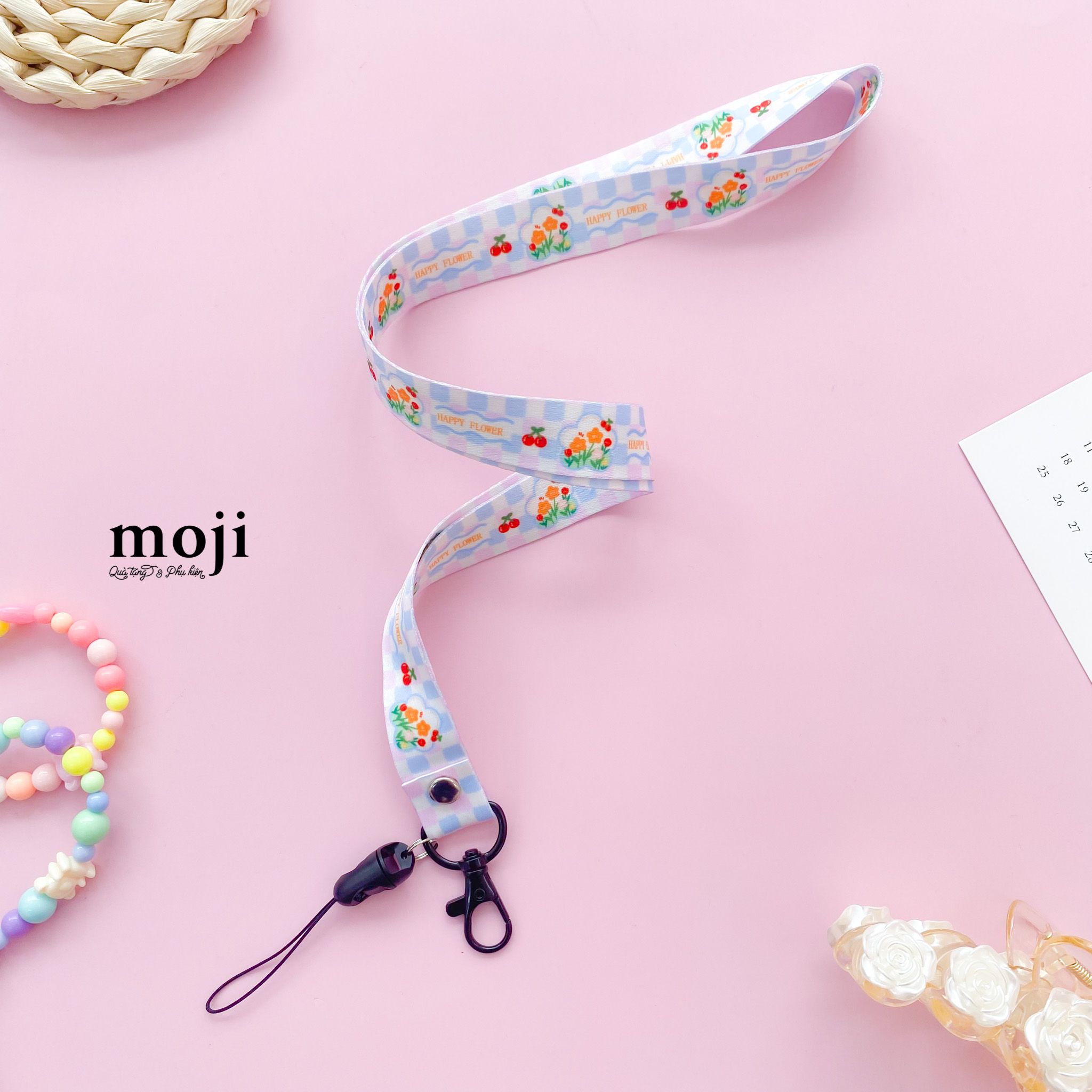Strap đa năng MZ Happy flower caro check pattern