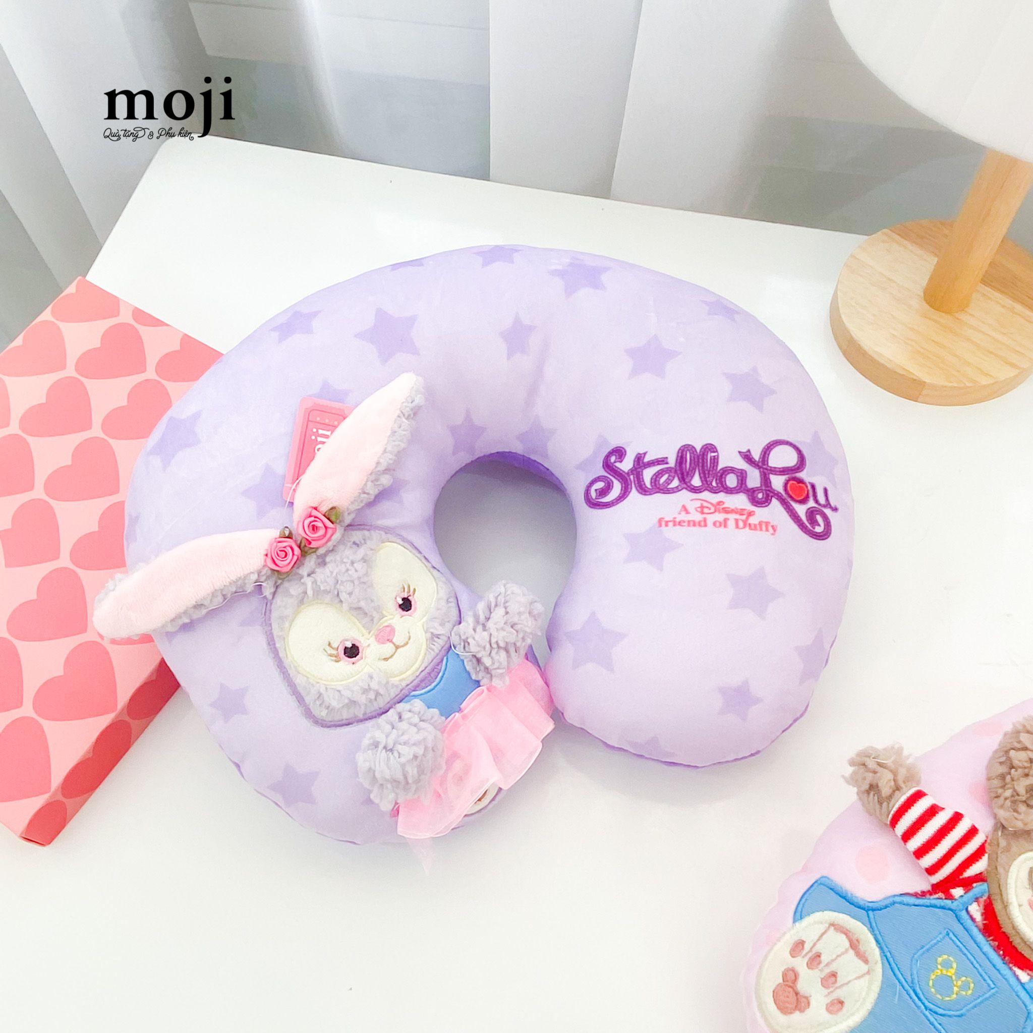 Gấu bông chữ U DF Friends Thỏ tím cao cấp