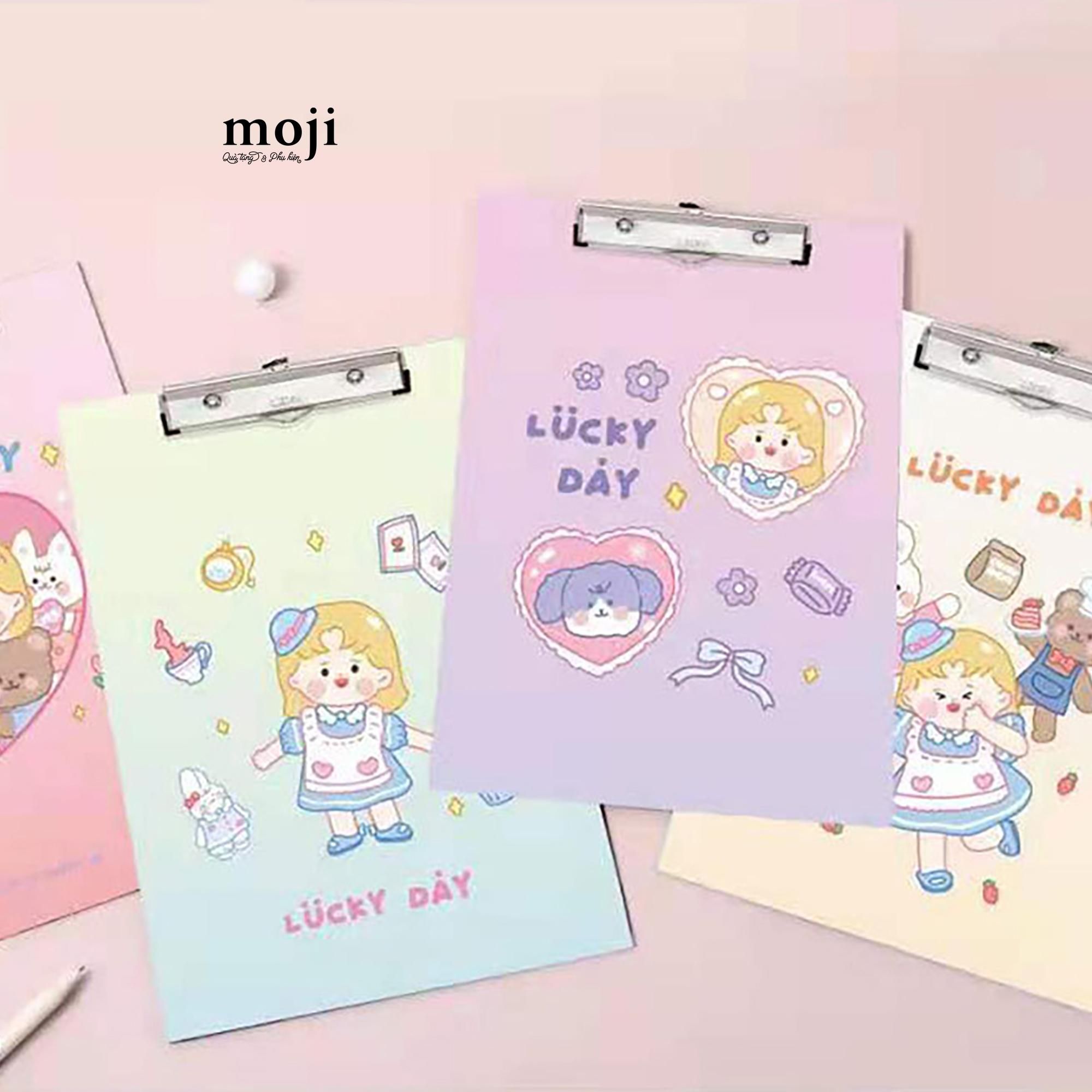 Kẹp tài liệu A4 Little girl animal lucky day 22x32