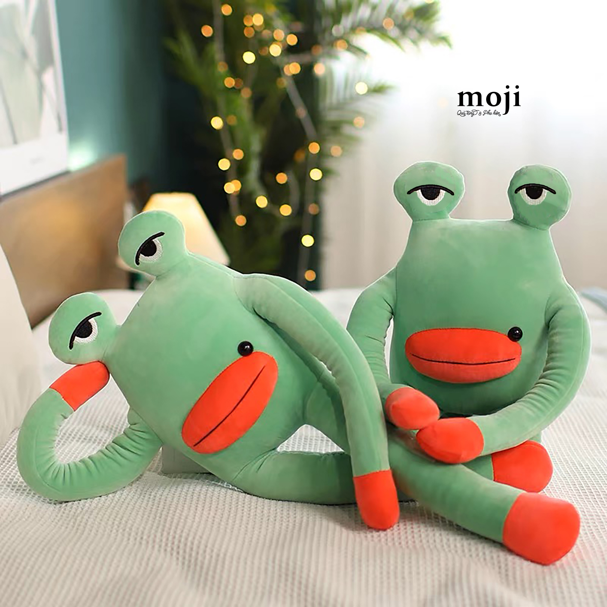 Gấu bông MJ Funny vibes Funny frog môi dày 60cm