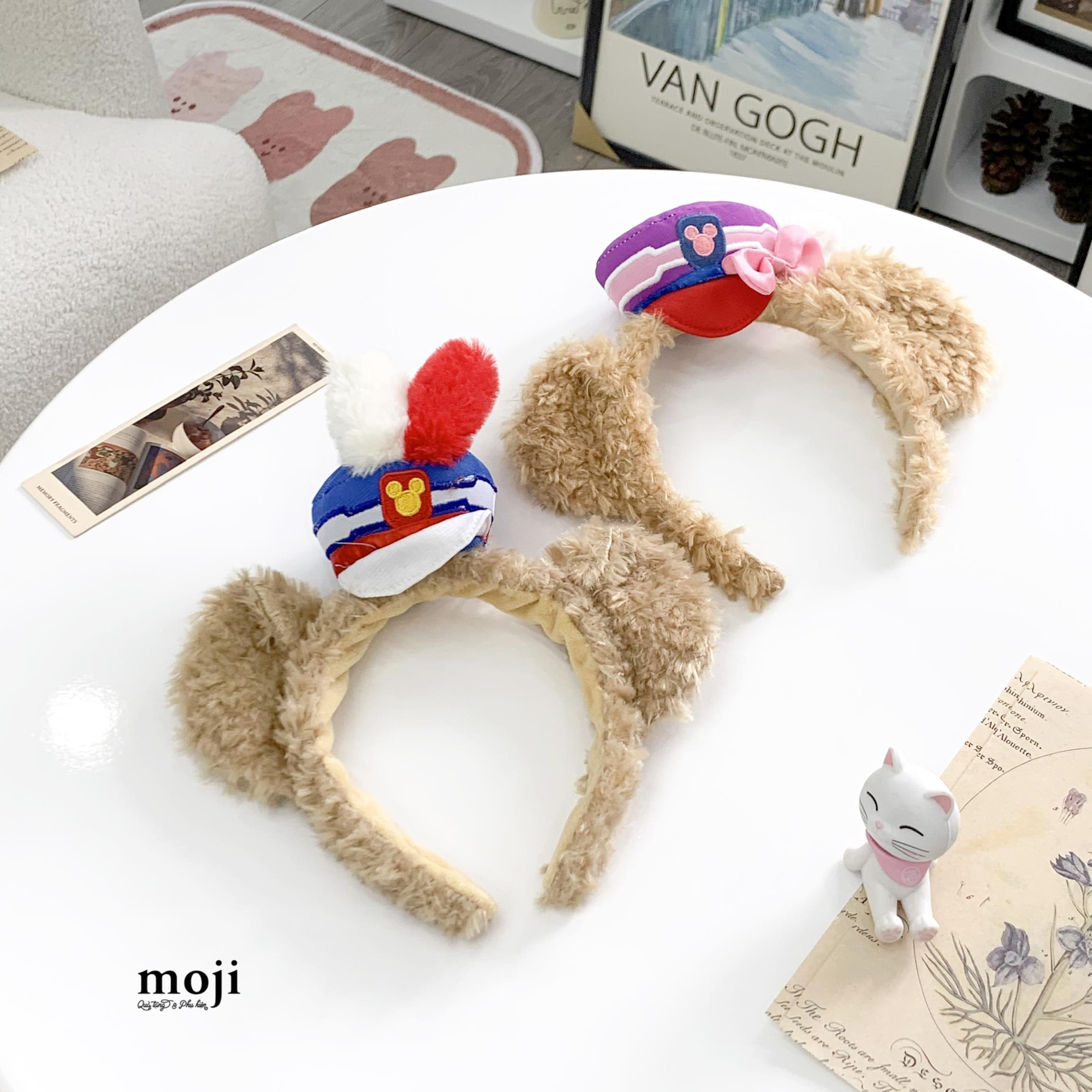Băng đô bờm DF Friends Gấu nâu đội mũ