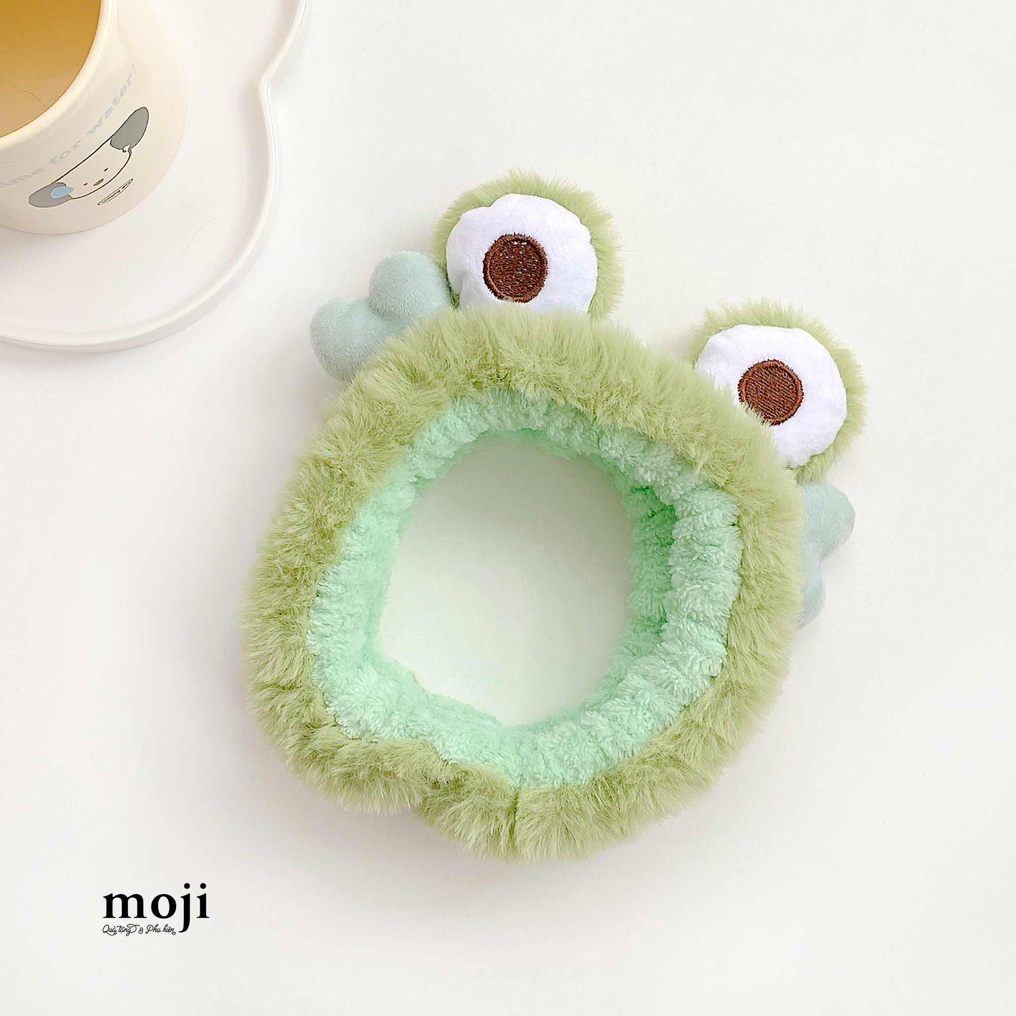 Băng đô make up Frog eyes double heart