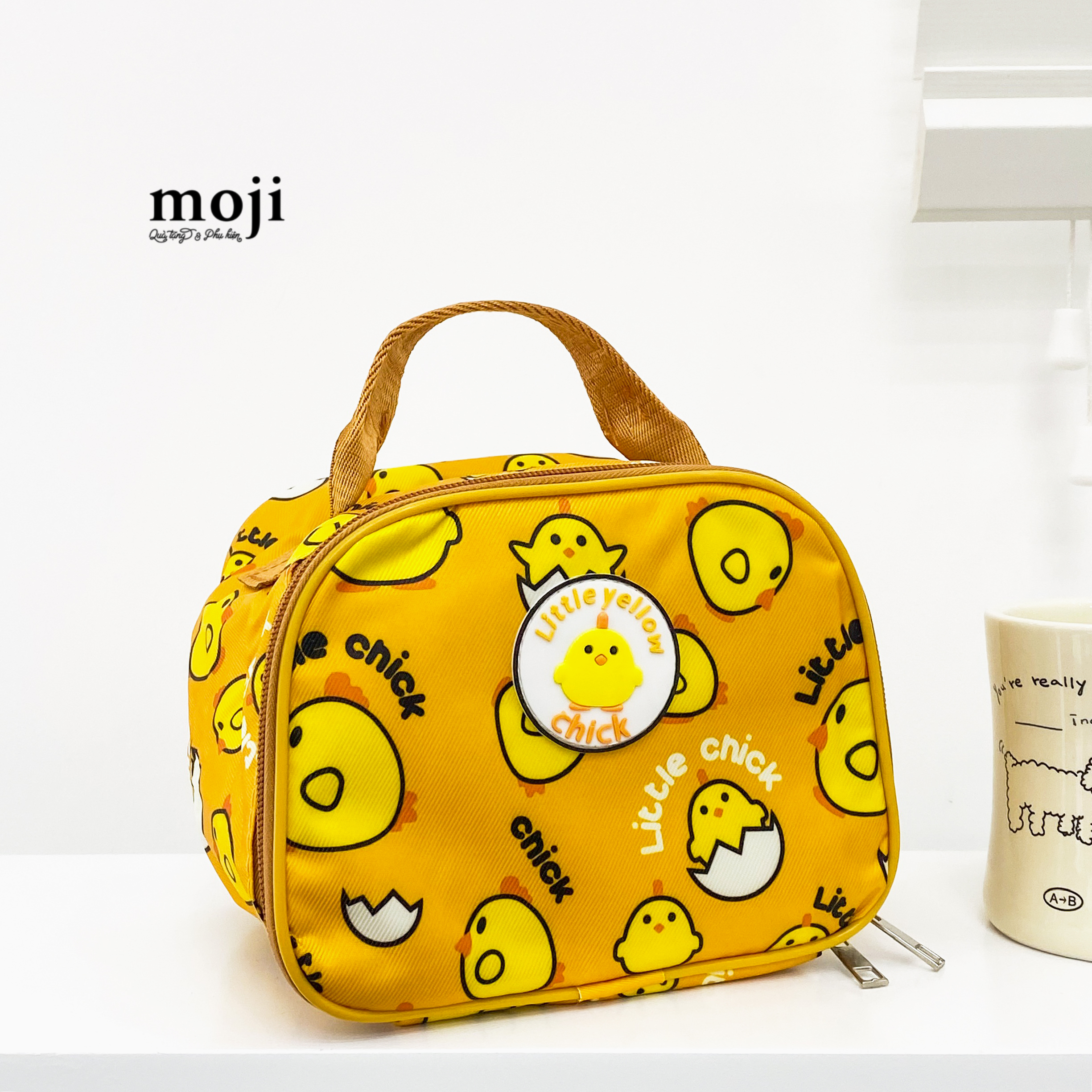 Túi đựng cơm giữ nhiệt Little yellow chick 14x15x19