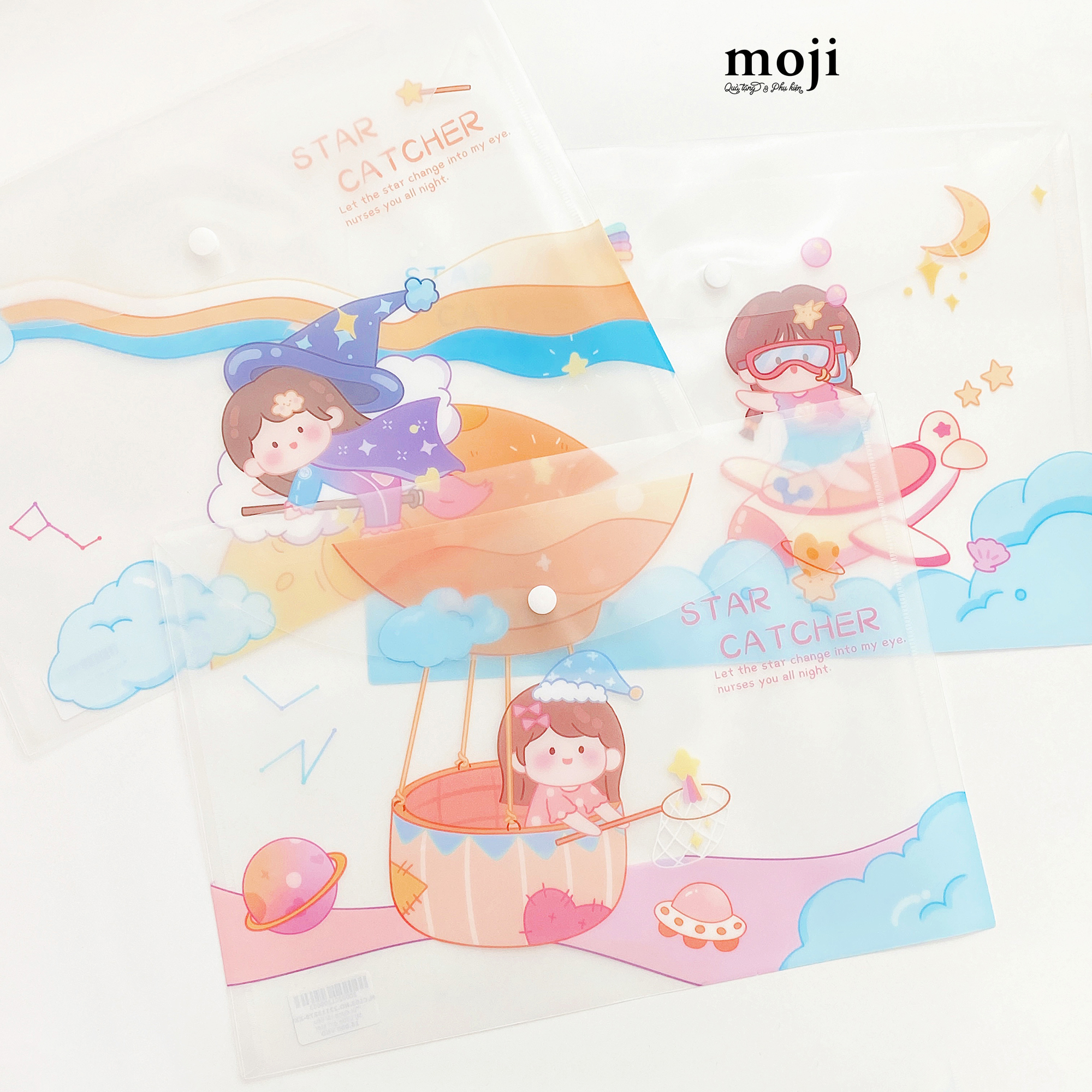 Túi đựng tài liệu MJ Little girl star catcher 23x32