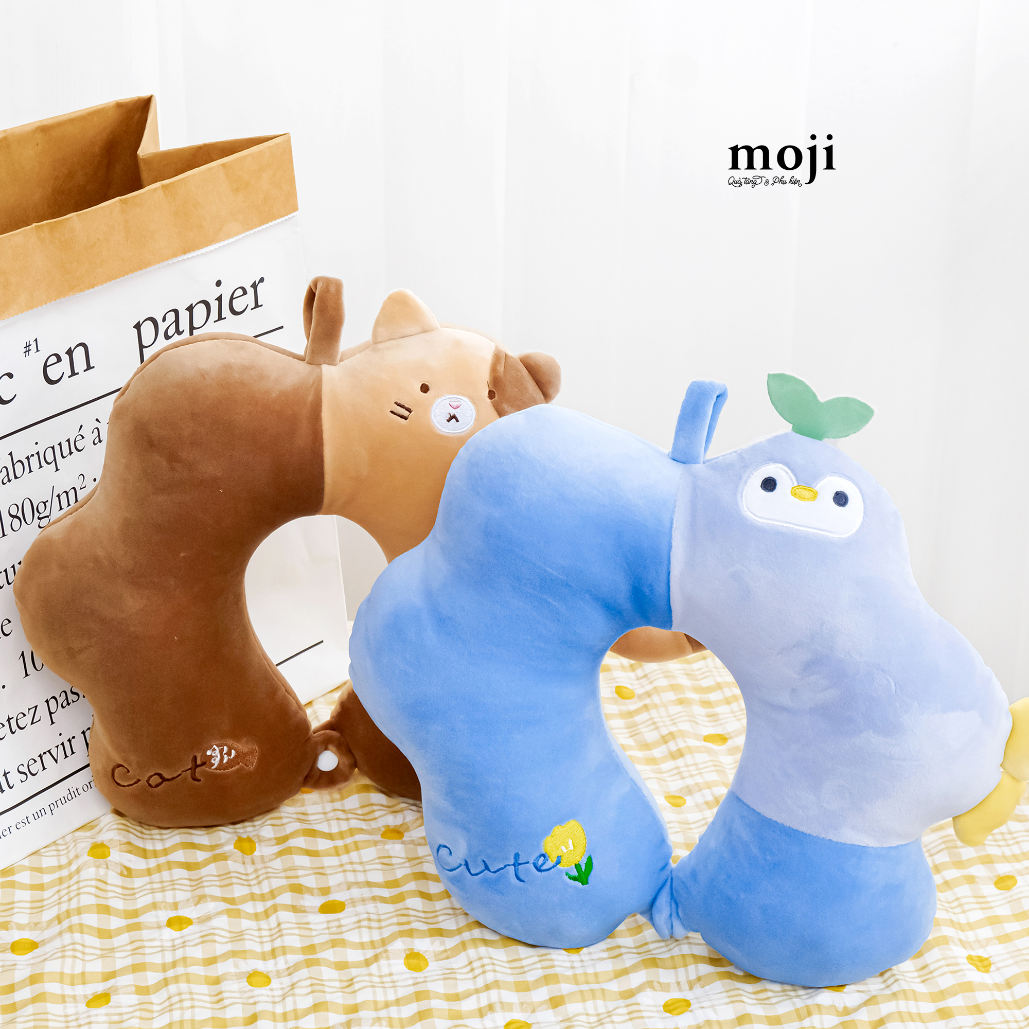 Gấu bông chữ U Animal and little things phối màu cắt hình
