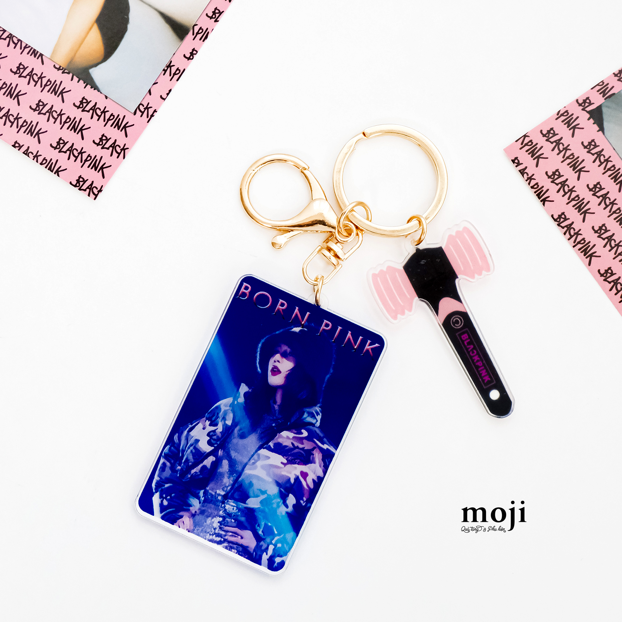 Móc khóa idol BLACKPINK Lisa BORN PINK 141122 lightstick