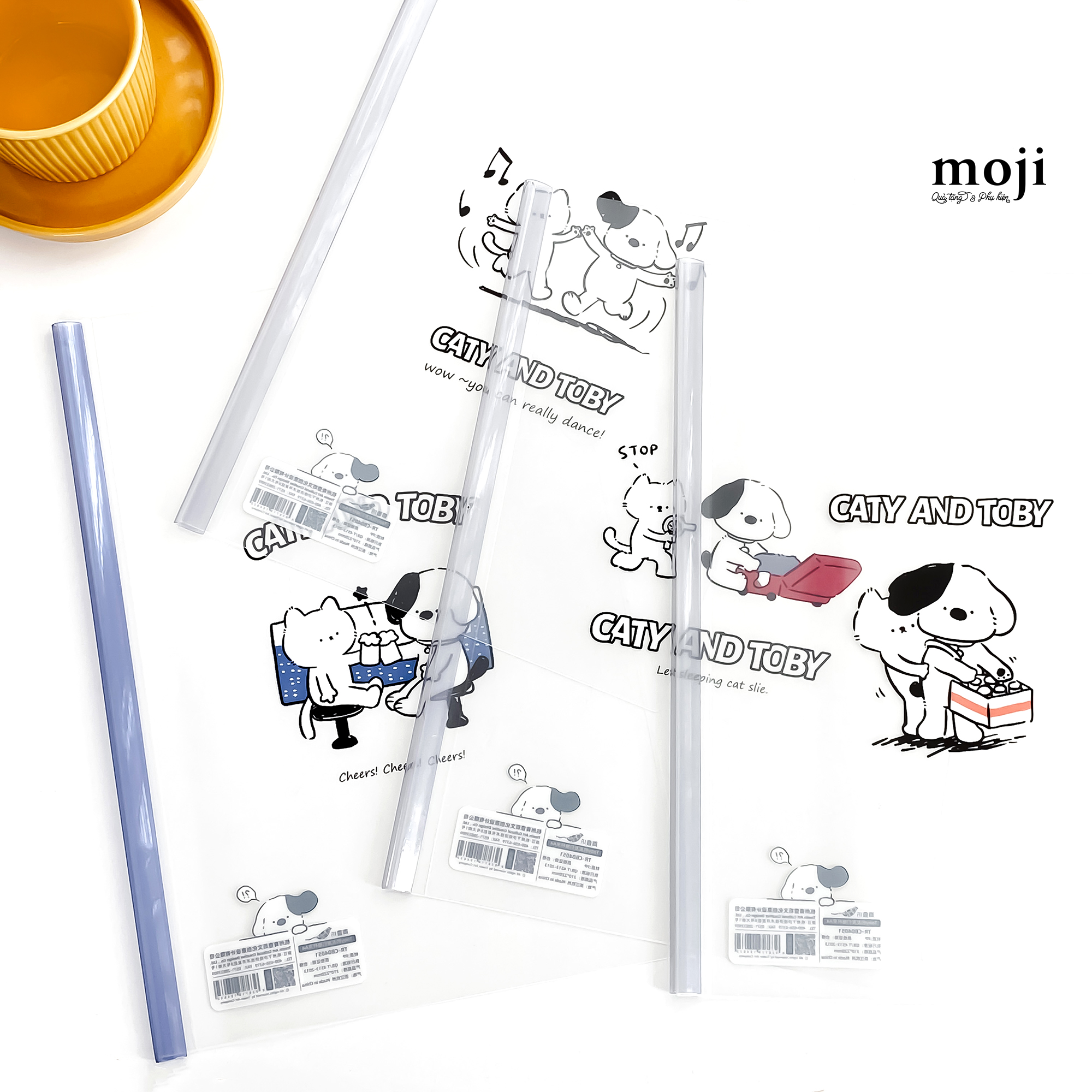 Kẹp tài liệu A4 Caty and Toby happy day31X22