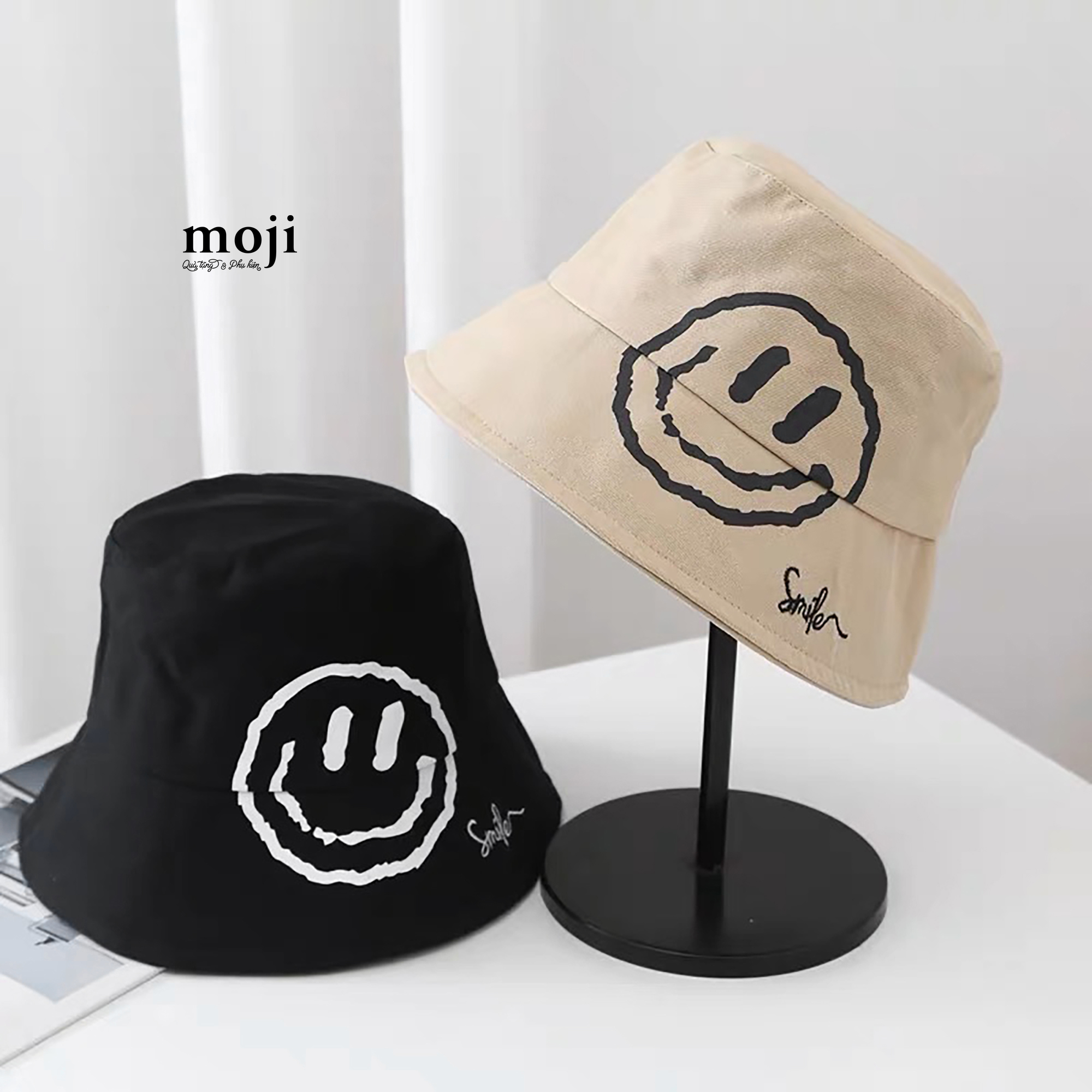 Mũ nón bucket Smile icon