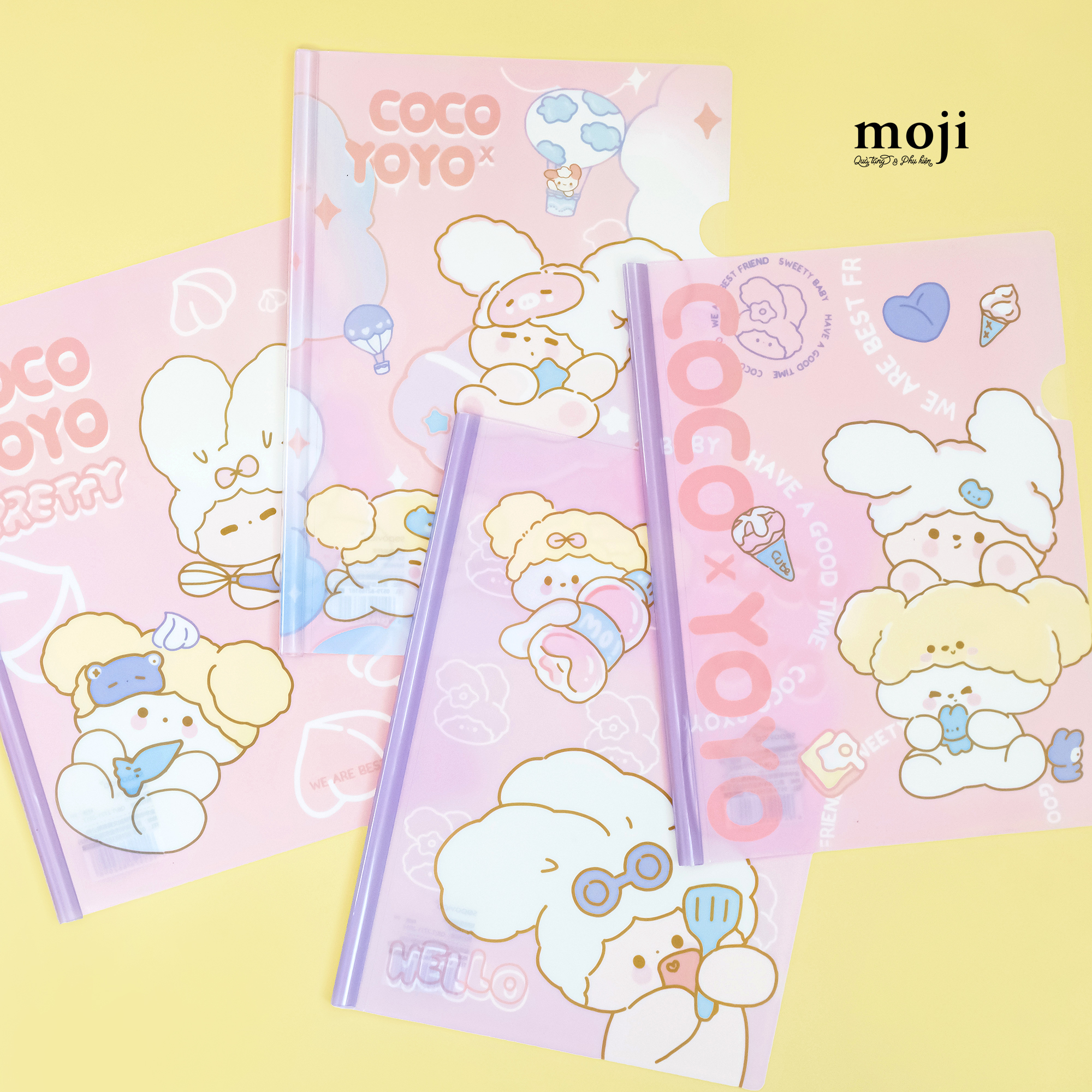 Kẹp tài liệu A4 Coco Yoyo have a good time 32x22