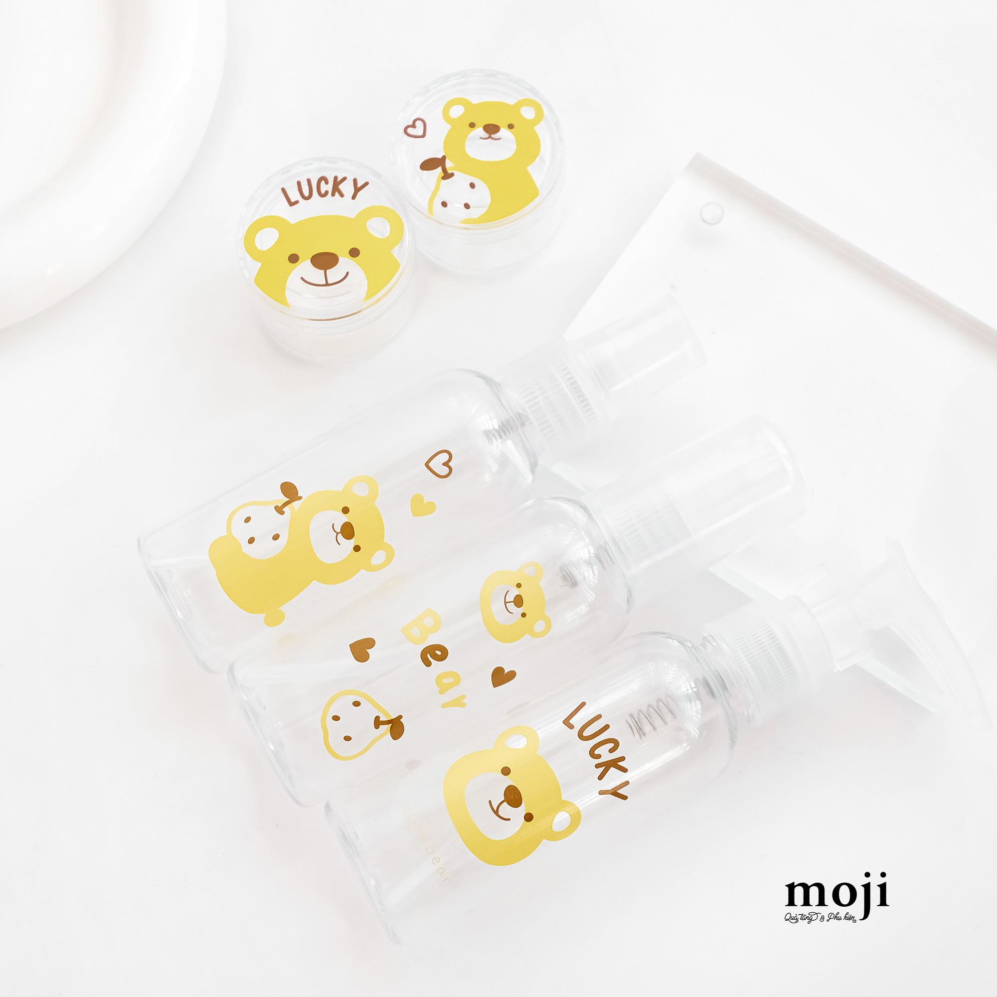 Bộ chiết mỹ phẩm Lucky bear fruit