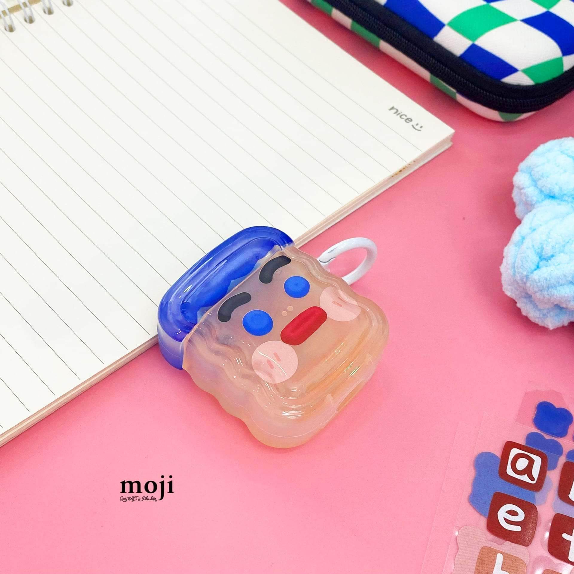 Case Airpods Funny vibes Funny face wavy style