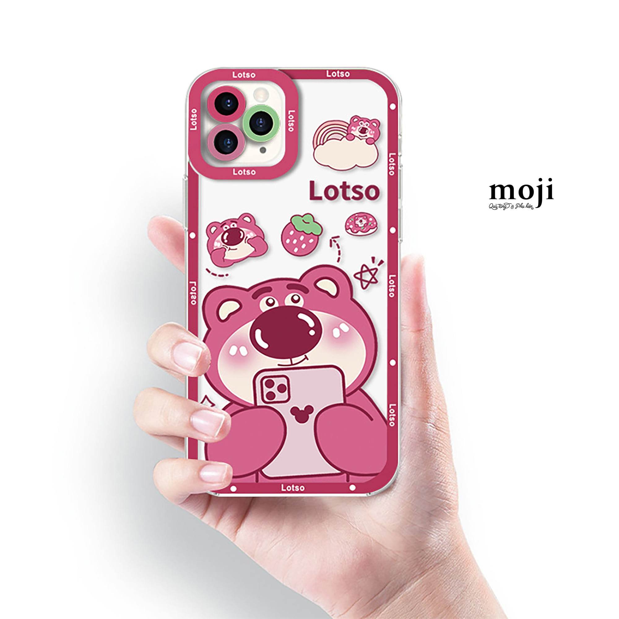 Ốp điện thoại TS Gấu dâu Lotso thinking time