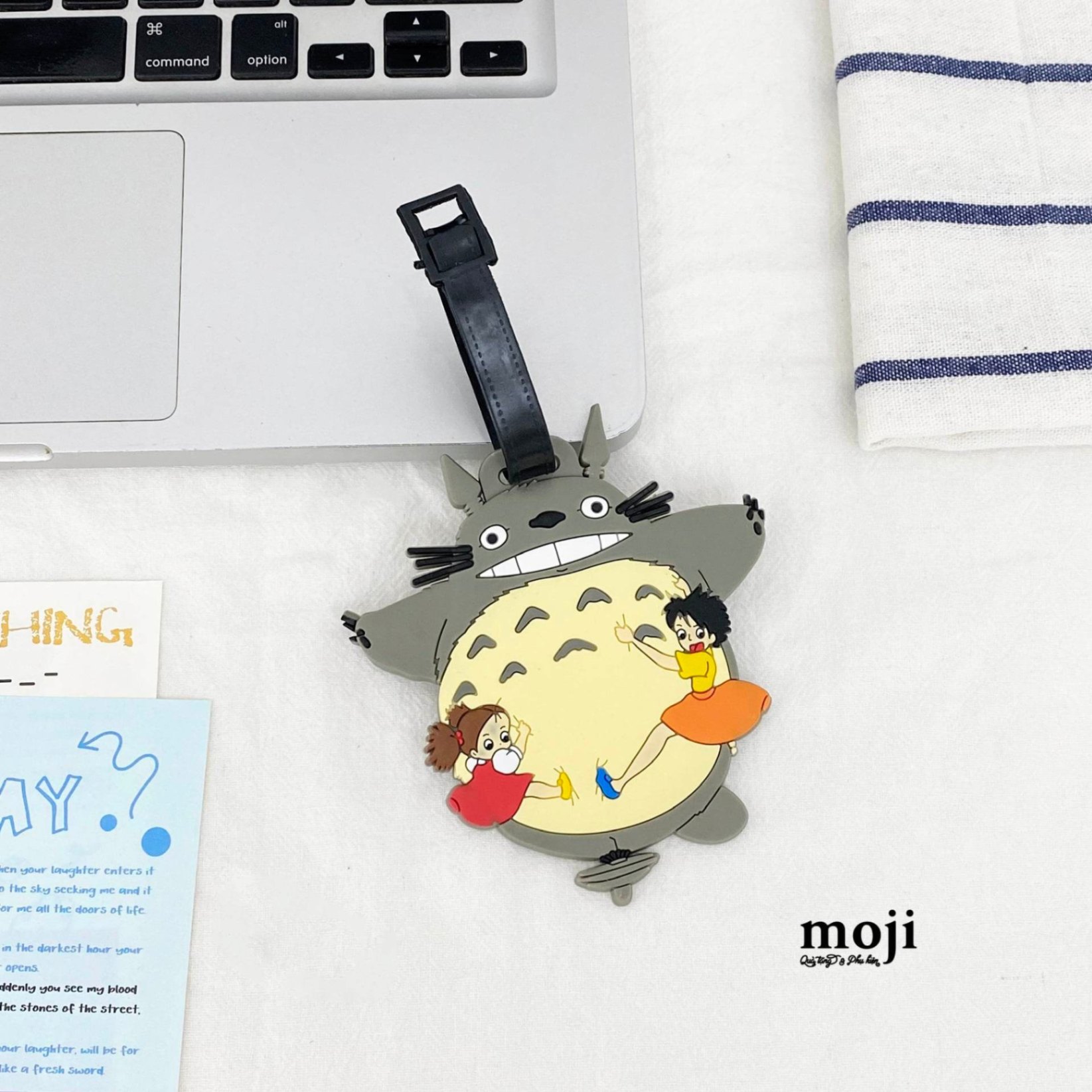 Luggage tag Totoro happy time
