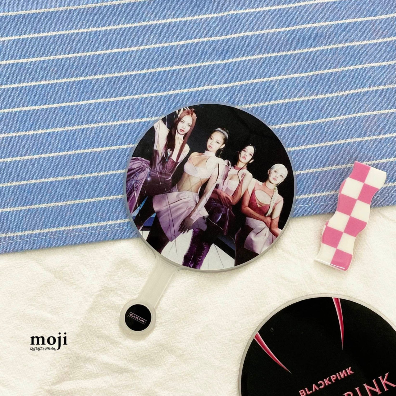 Quạt nhựa cầm tay idol BLACKPINK Born Pink 070223