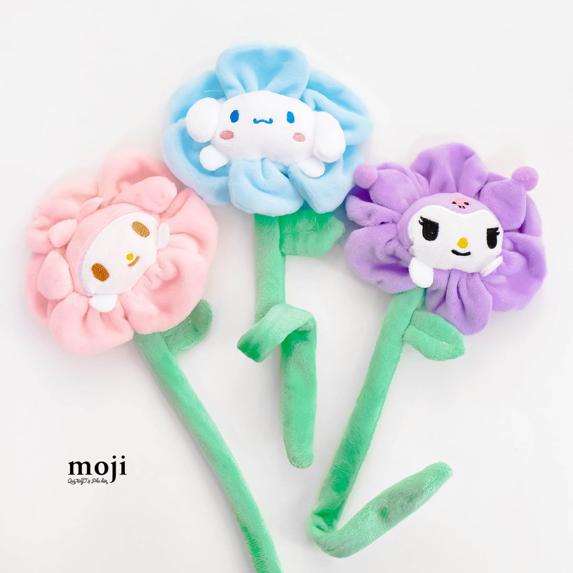 Hoa gấu bông lẻ Sanrio family cute face inside 35cm
