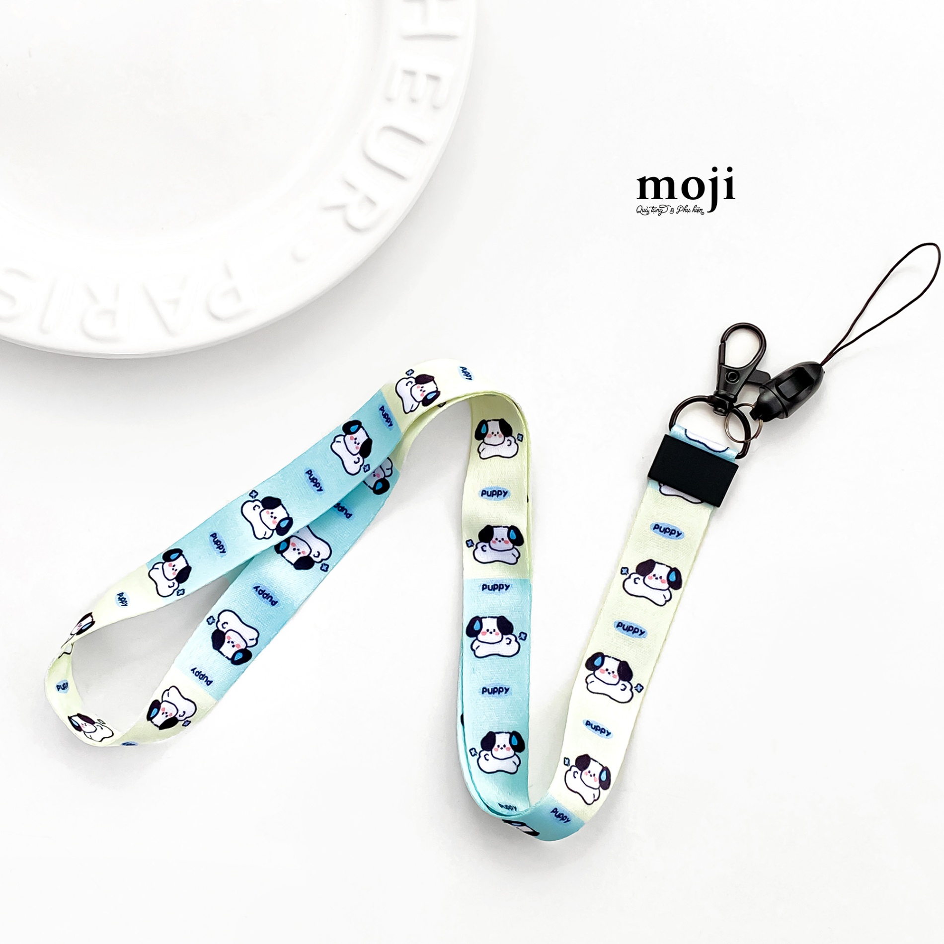 Strap đa năng Sweat dog puppy nền phối màu