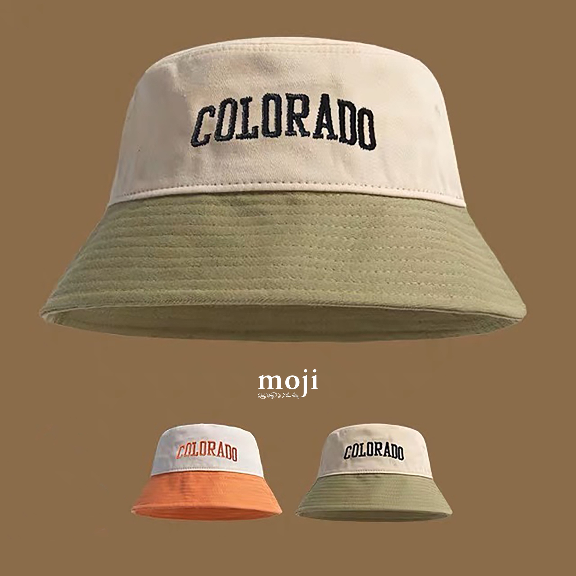 Mũ nón bucket Colorado phối màu