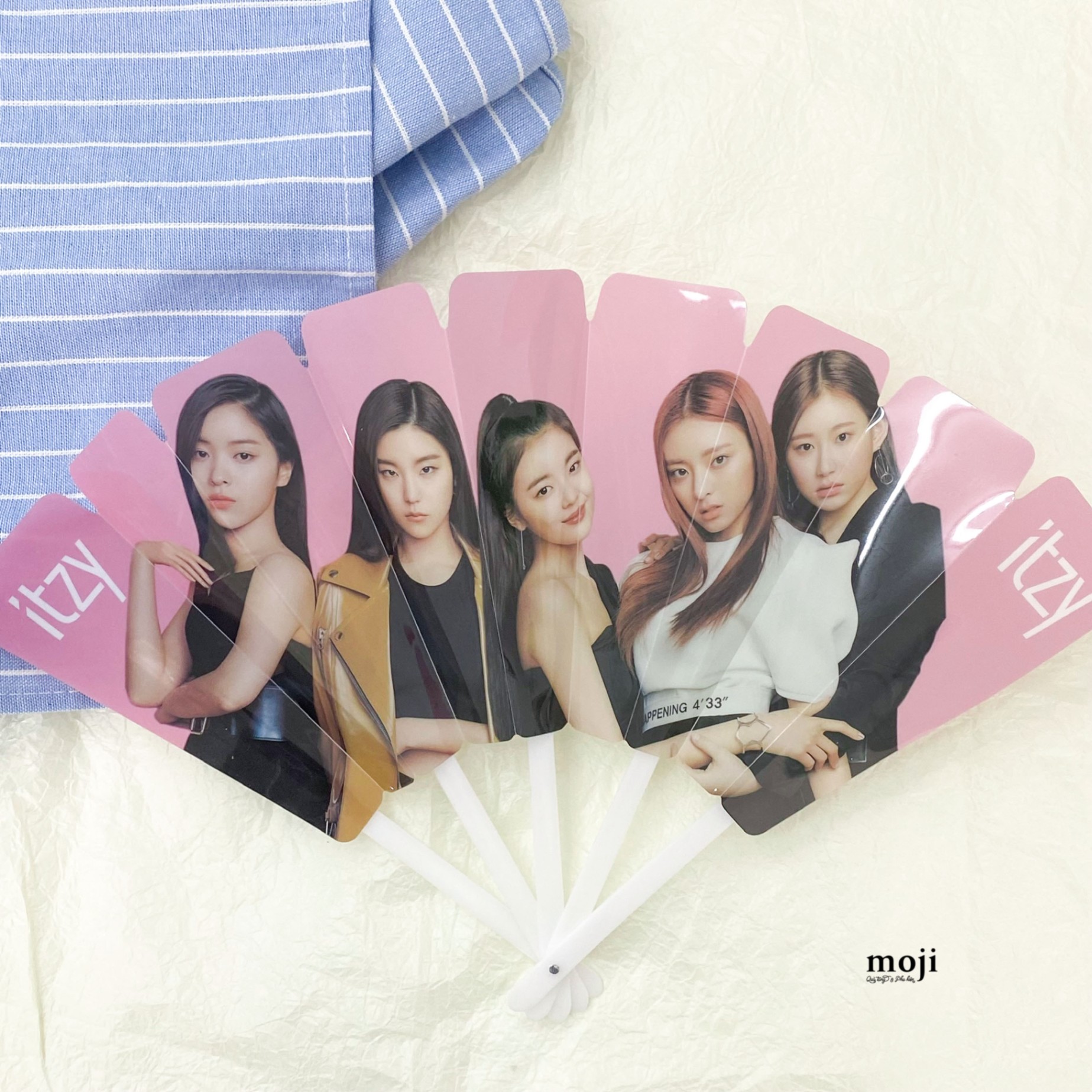 Quạt xòe idol ITZY Elegant concept 040423