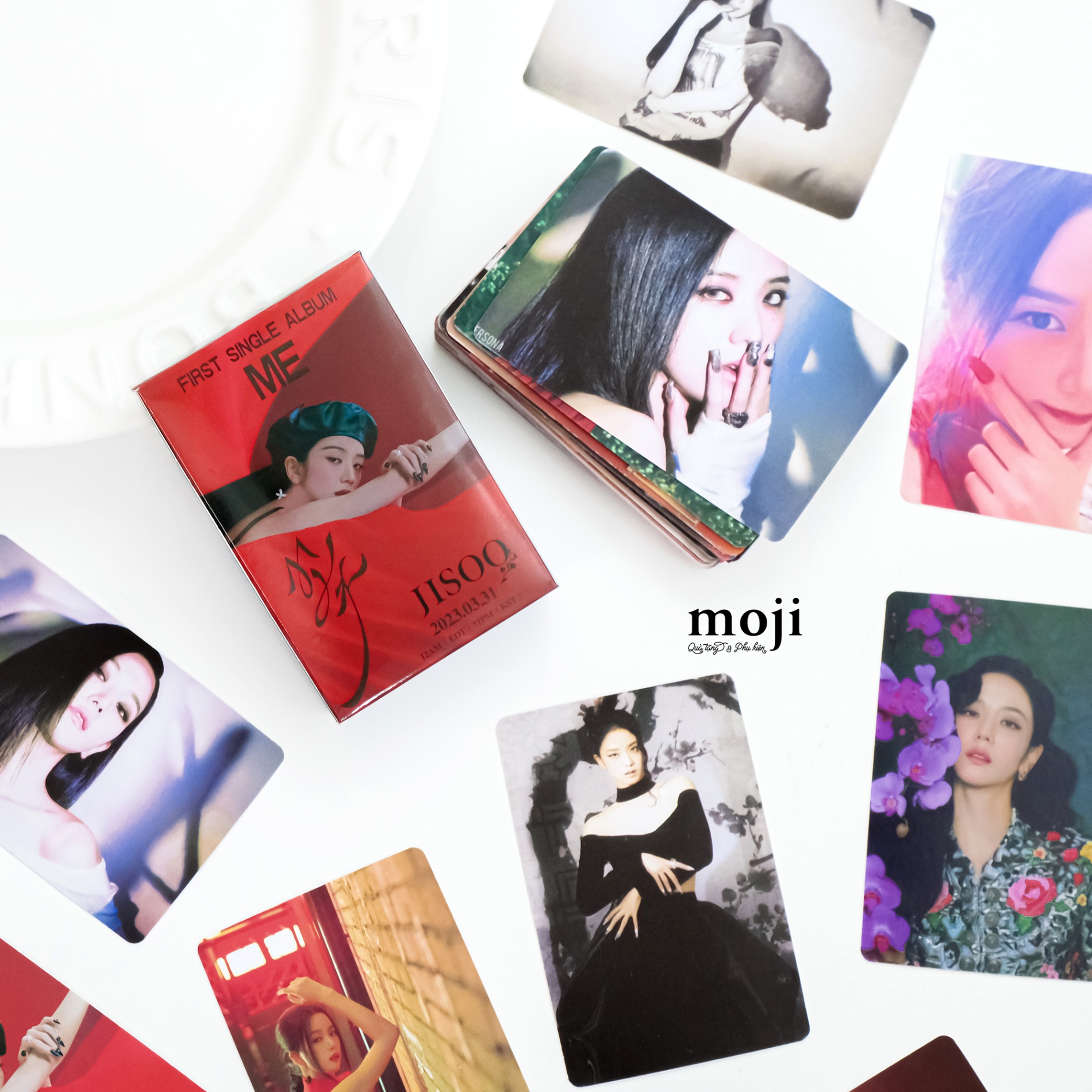 Lomo card idol BLACKPINK Jisoo ME black ver 100423 set55