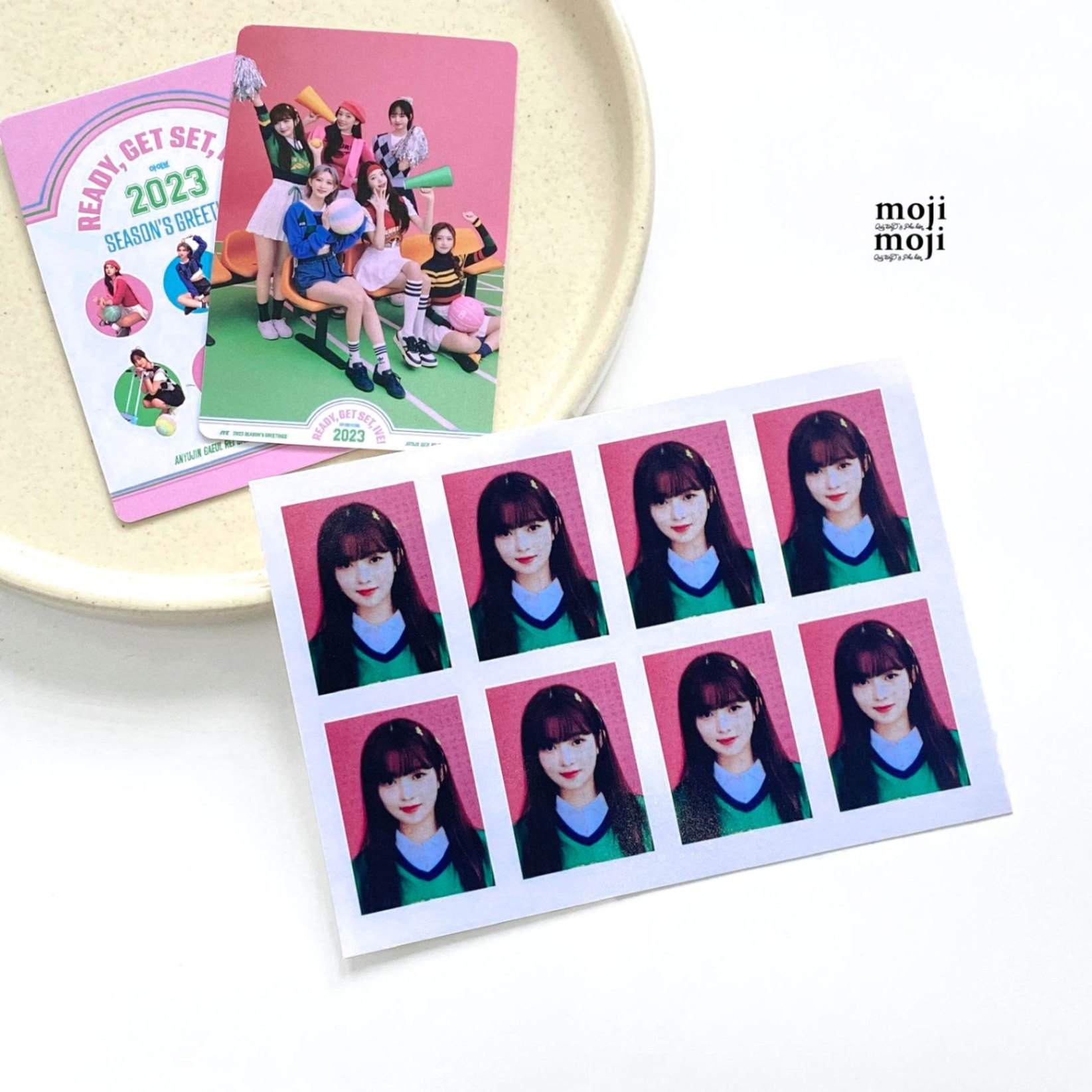 ID photo idol IVE Rei 2023 Season's greetings