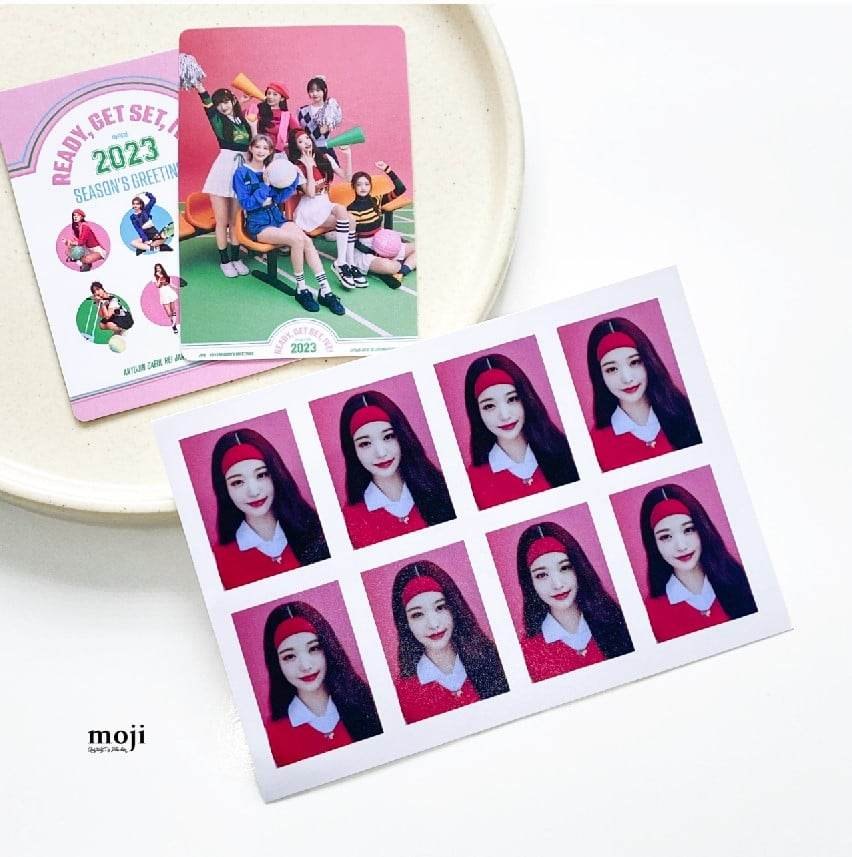 ID photo idol IVE Wonyoung 2023 Season's greetings