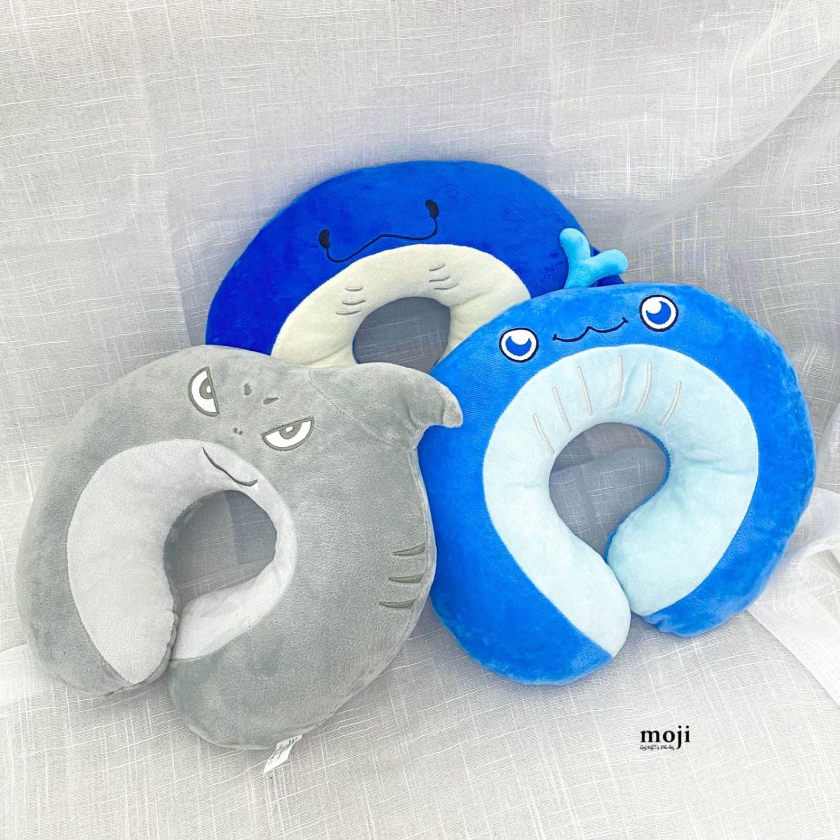 Gấu bông chữ U Series of colorful fish emotion face
