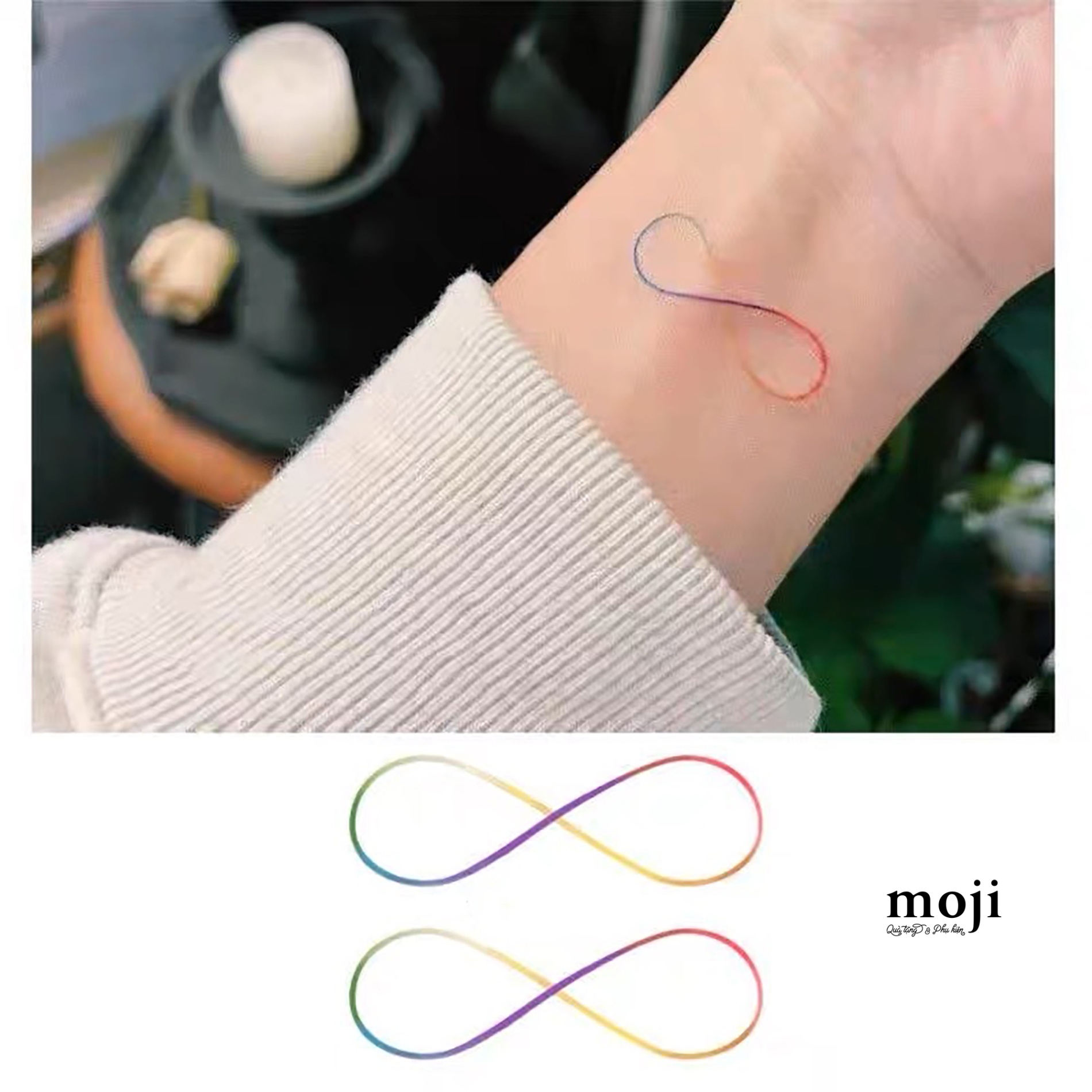 Tattoo Rainbow infinite
