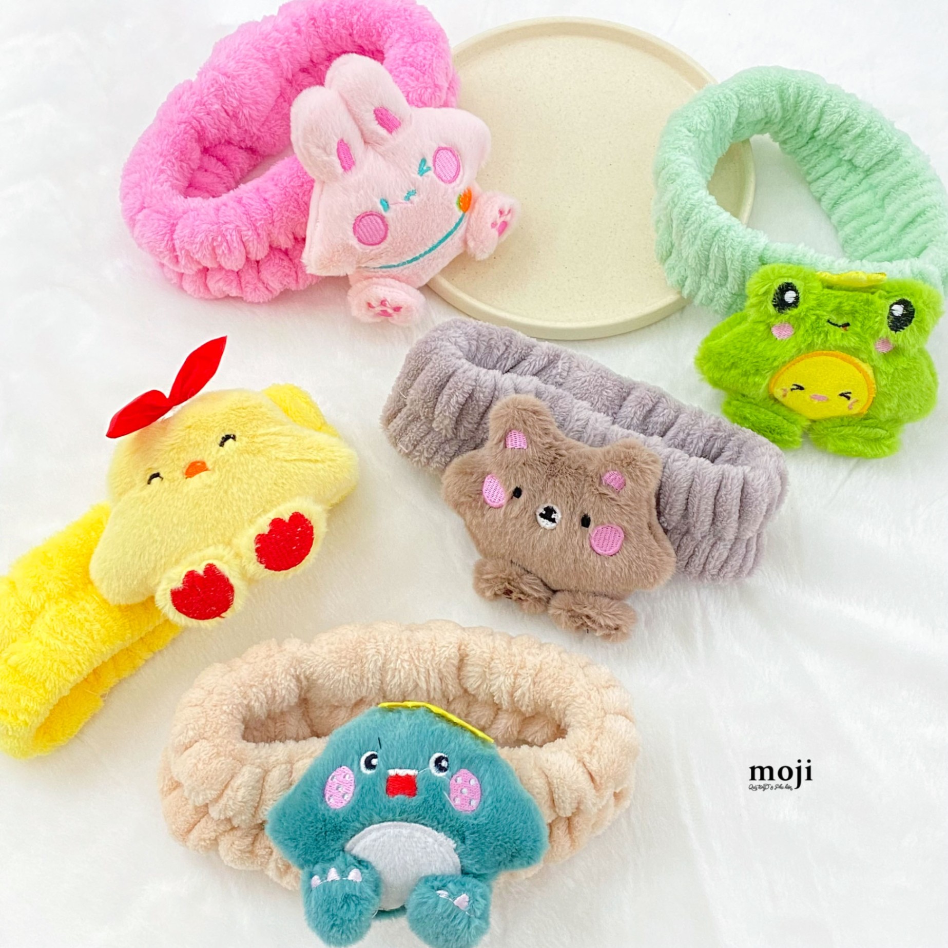 Băng đô make up Chubby animal cute face má hồng