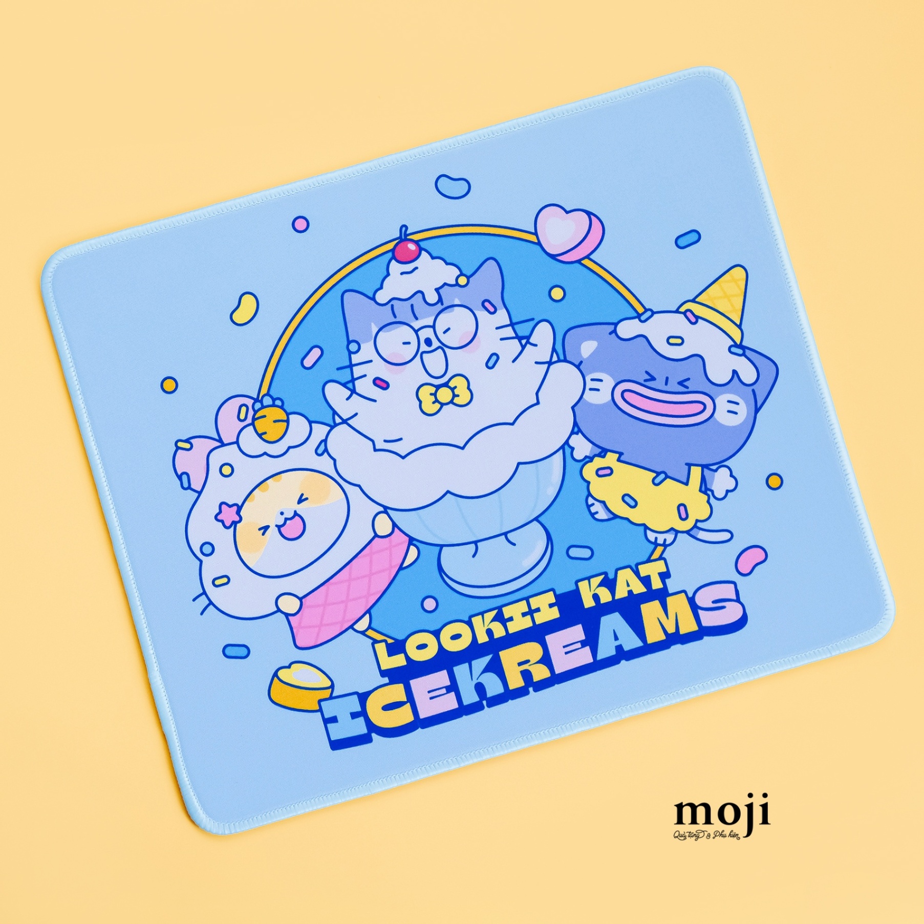 Lót chuột MZ Lookii Kat Icekreams 25x30