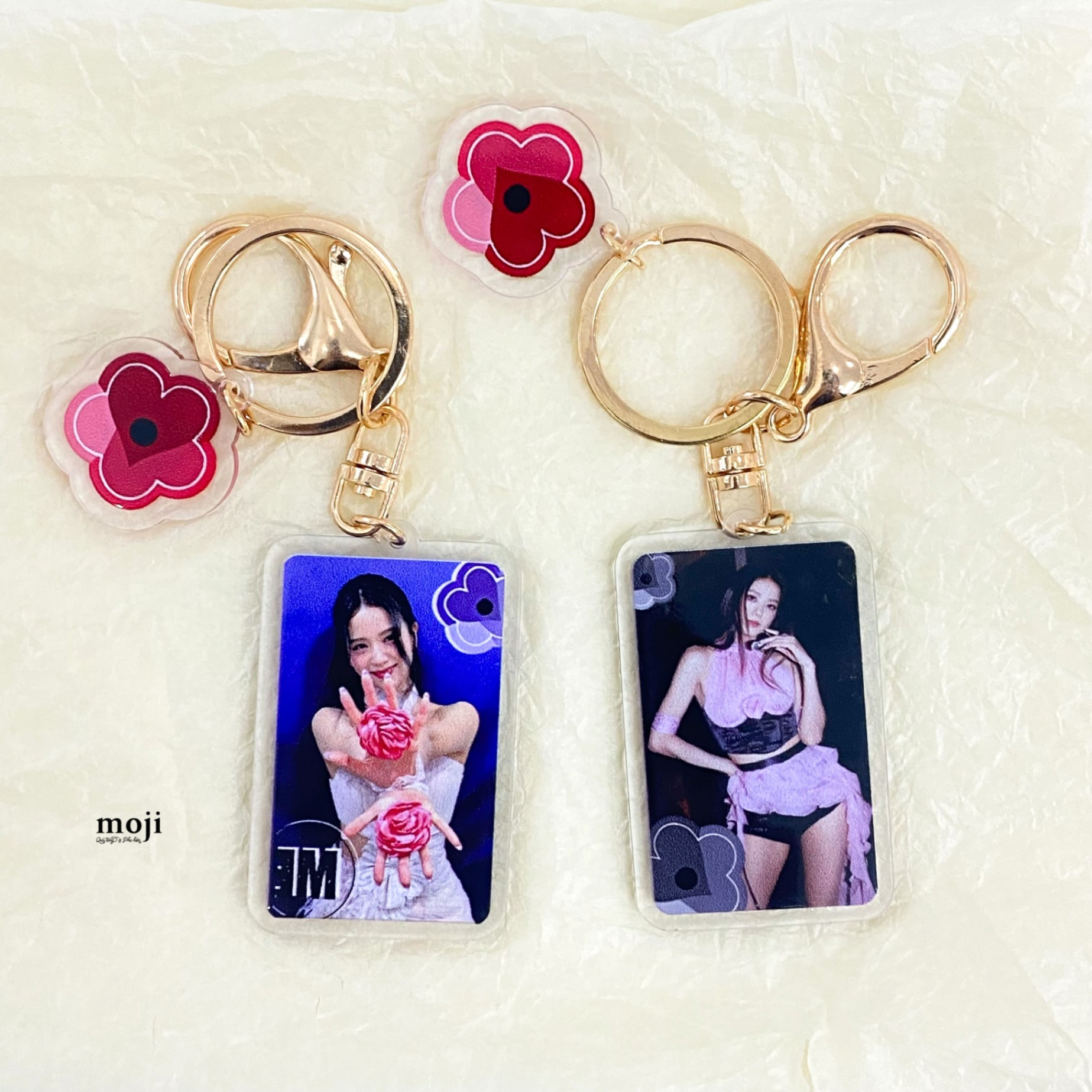 Móc khóa idol BLACKPINK Jisoo Flower Pinkchella 2023