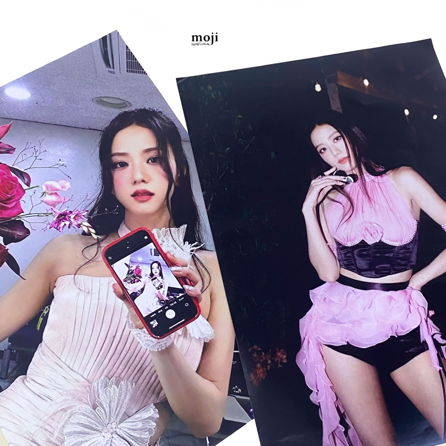 Poster idol BLACKPINK Jisoo selfie and CCL 040523 set2 21x30