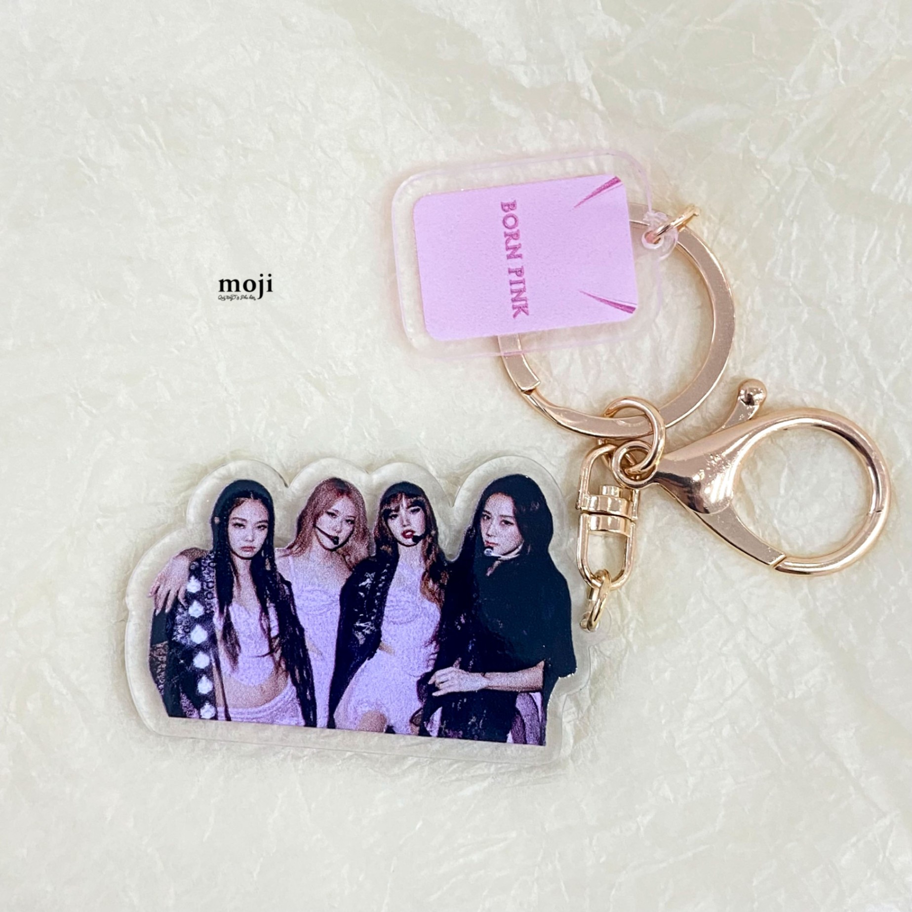 Móc khóa idol BLACKPINK Pinkchella 2023 in square