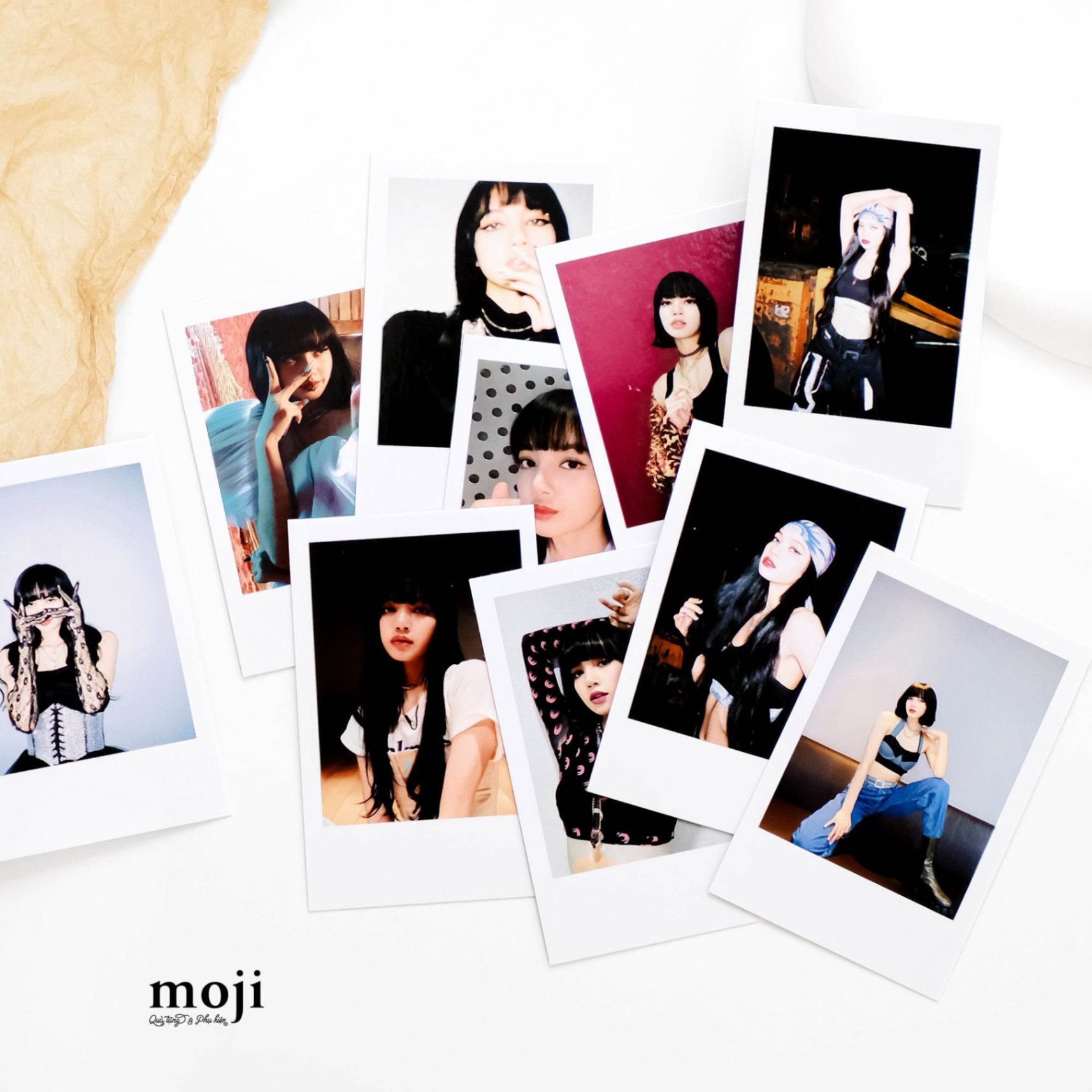 Card Polaroid idol BLACKPINK Lisa happy time 150523 set10