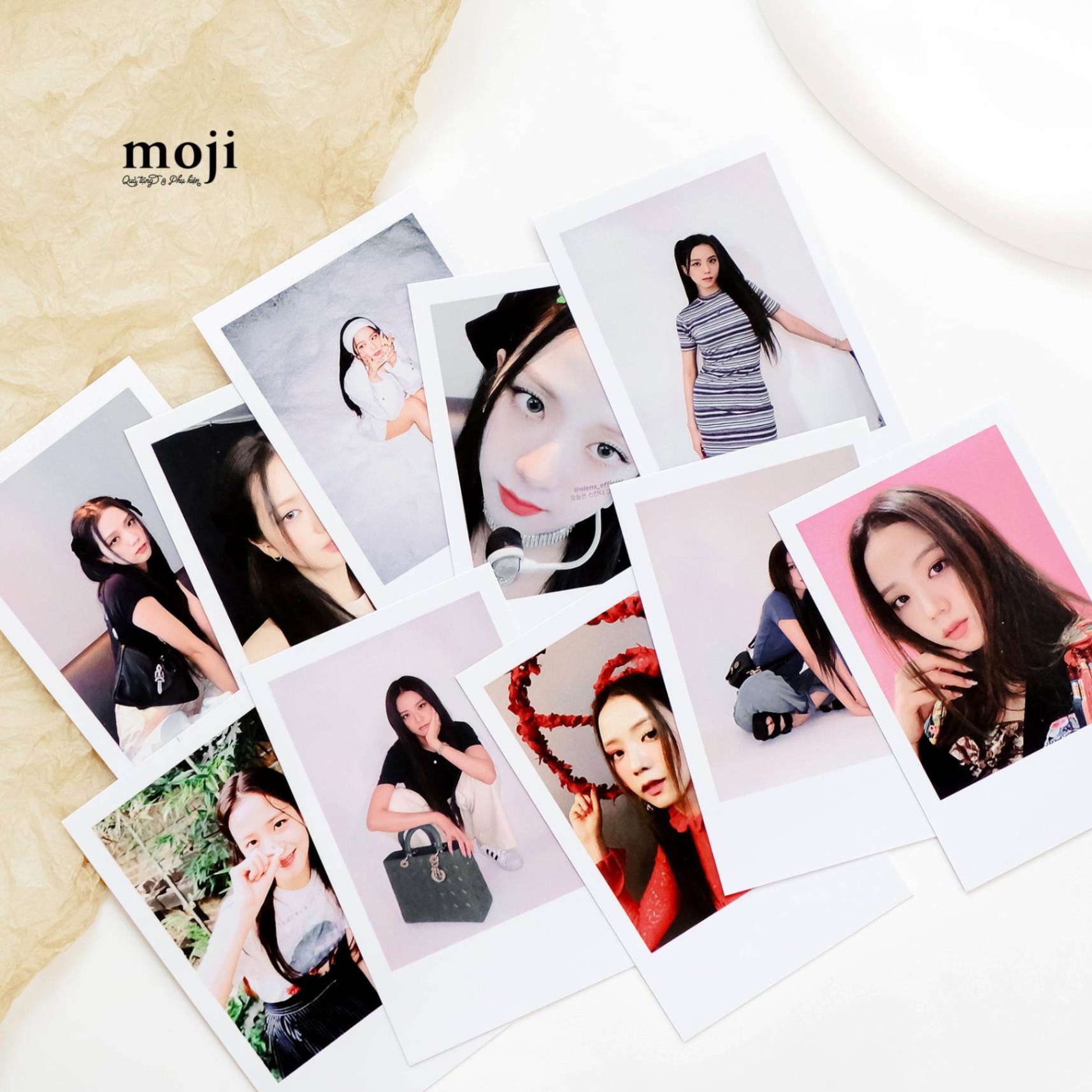 Card Polaroid idol BLACKPINK Jisoo happy time 150523 set10