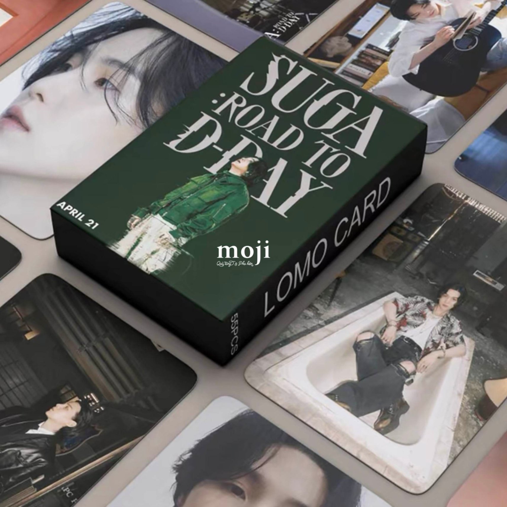 Lomo card idol BTS Suga Road to D-Day 110523 set55